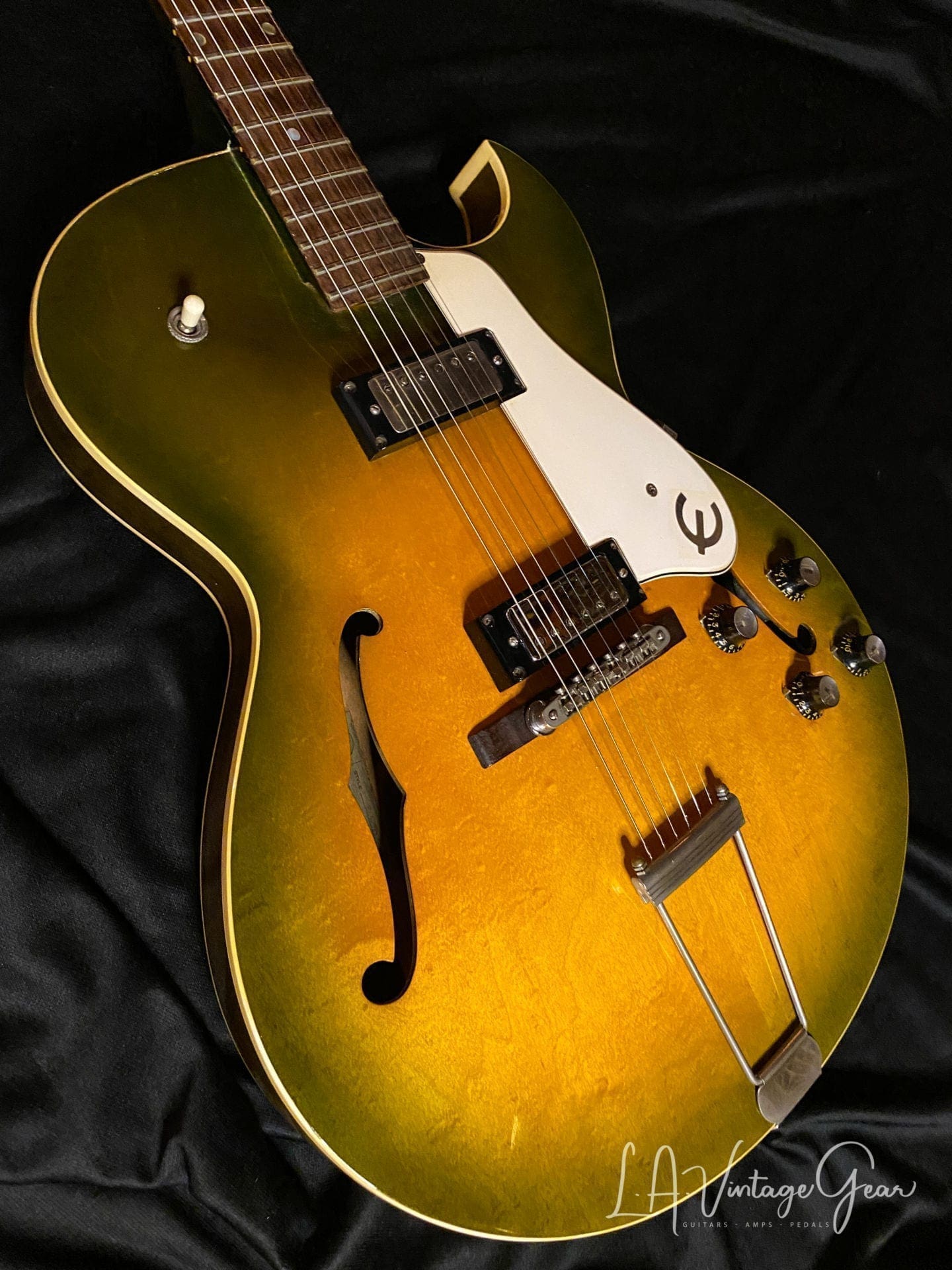 Epiphone 1961 Sorrento E452TD Hollowbody Electric Guitar - PAF's & Royal Olive Gloss Nitro Finish! - Image 8