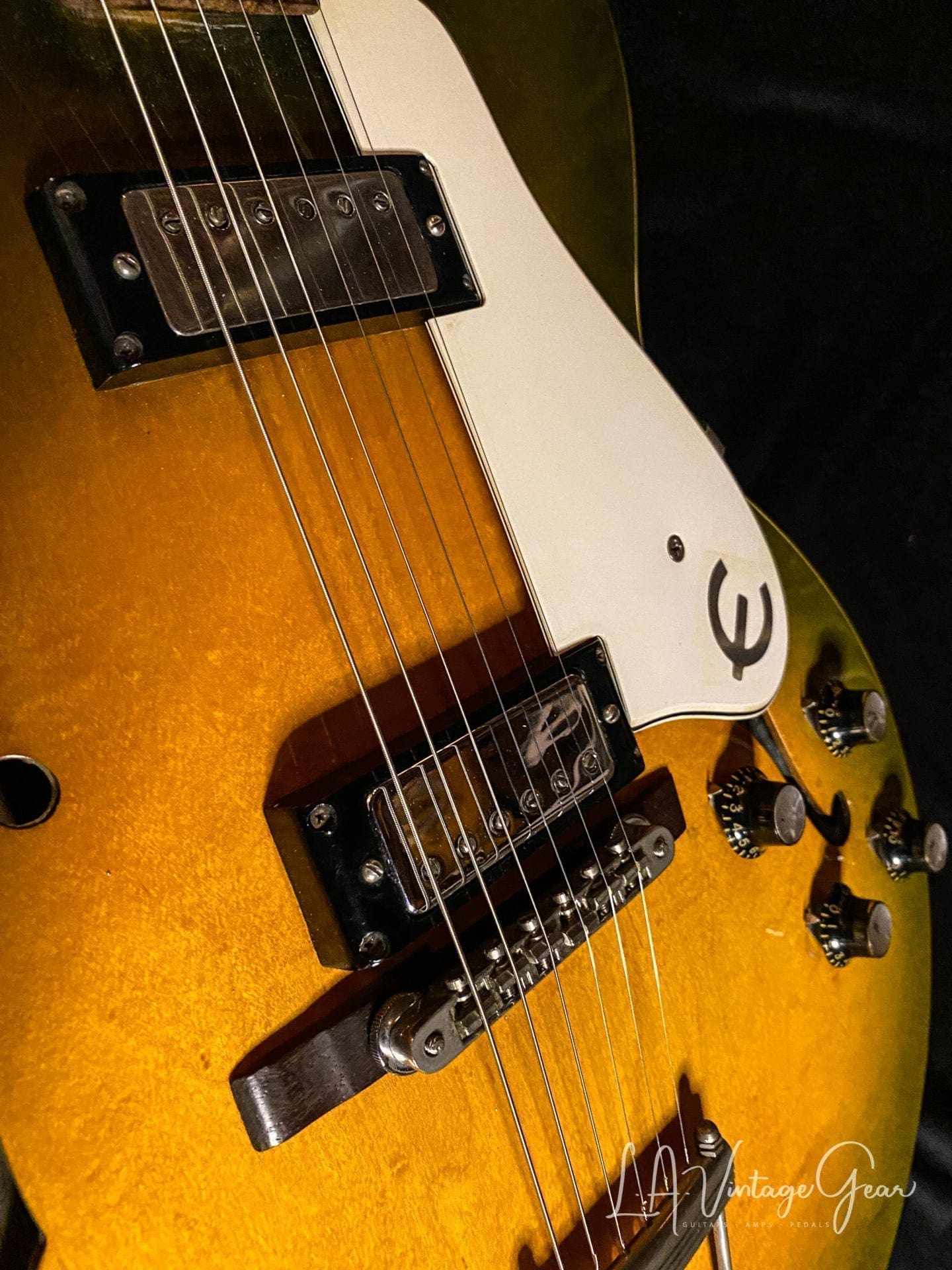 Epiphone 1961 Sorrento E452TD Hollowbody Electric Guitar - PAF's & Royal Olive Gloss Nitro Finish! - Image 9