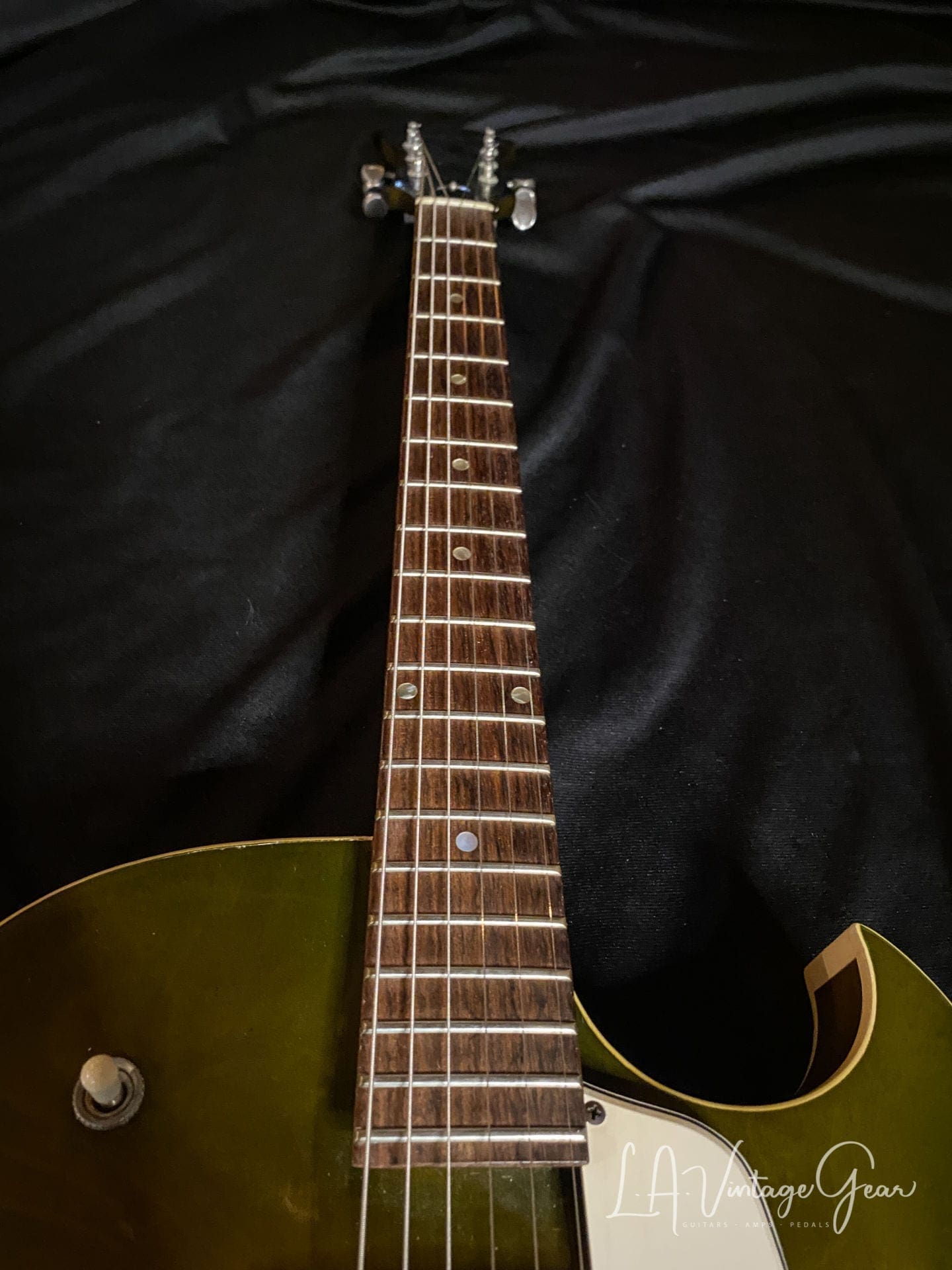 Epiphone 1961 Sorrento E452TD Hollowbody Electric Guitar - PAF's & Royal Olive Gloss Nitro Finish! - Image 13