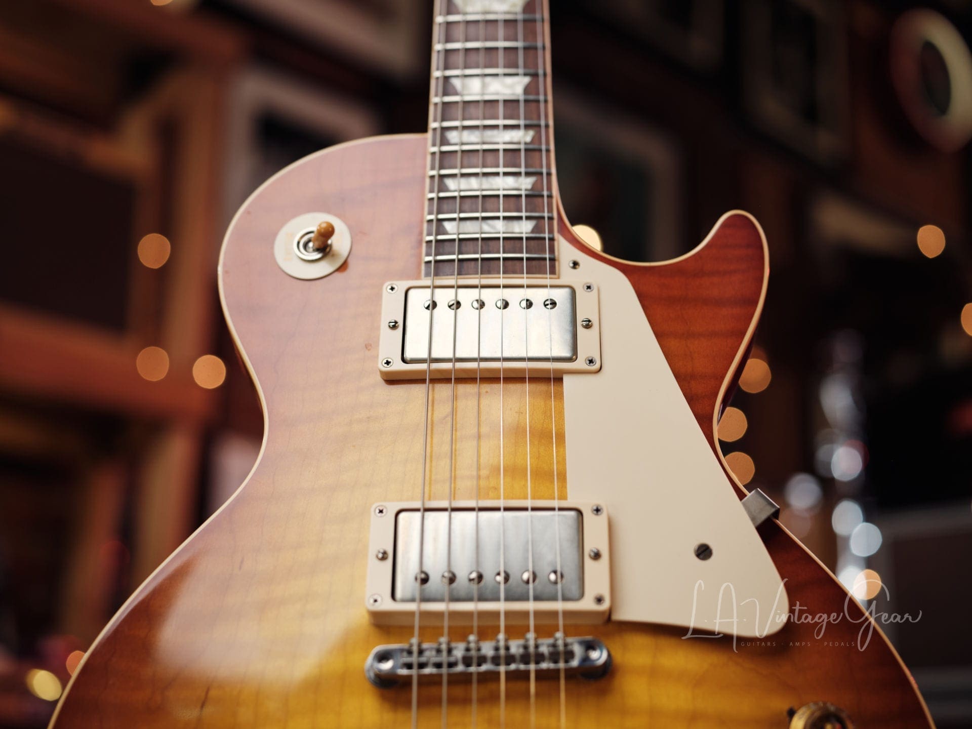 Gibson '59 Reissue Les Paul Sunburst Electric Guitar VOS 2011 - 8.5 lbs. - Perfect ! - Image 7