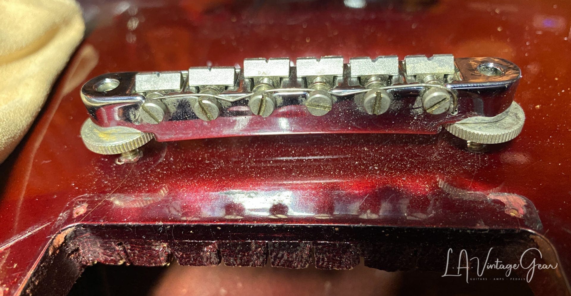 Gibson 1967 ES-330 in Sparkling Burgundy Mist - Original P90's - Image 26