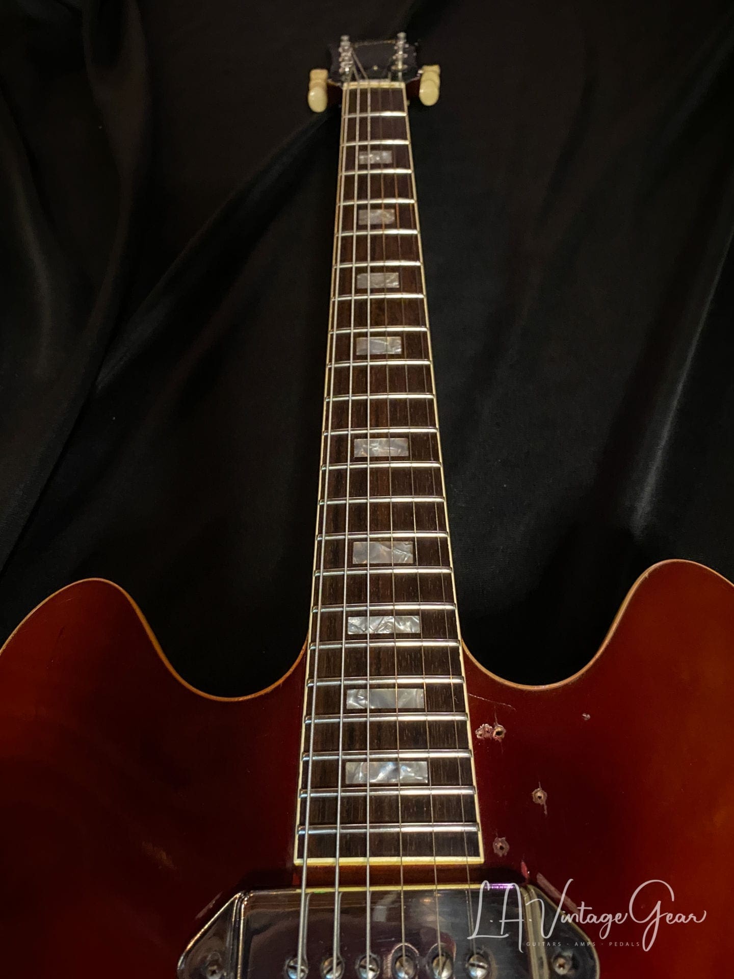 Gibson 1967 ES-330 in Sparkling Burgundy Mist - Original P90's - Image 17