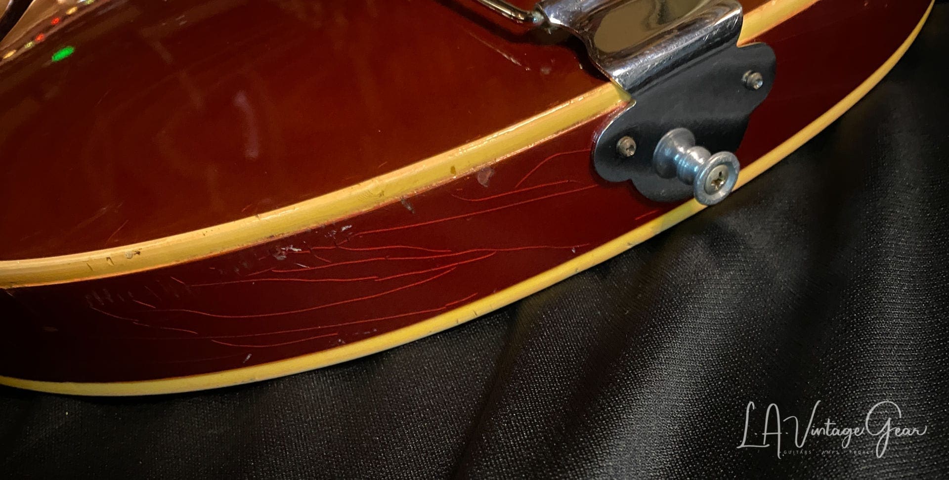 Gibson 1967 ES-330 in Sparkling Burgundy Mist - Original P90's - Image 16