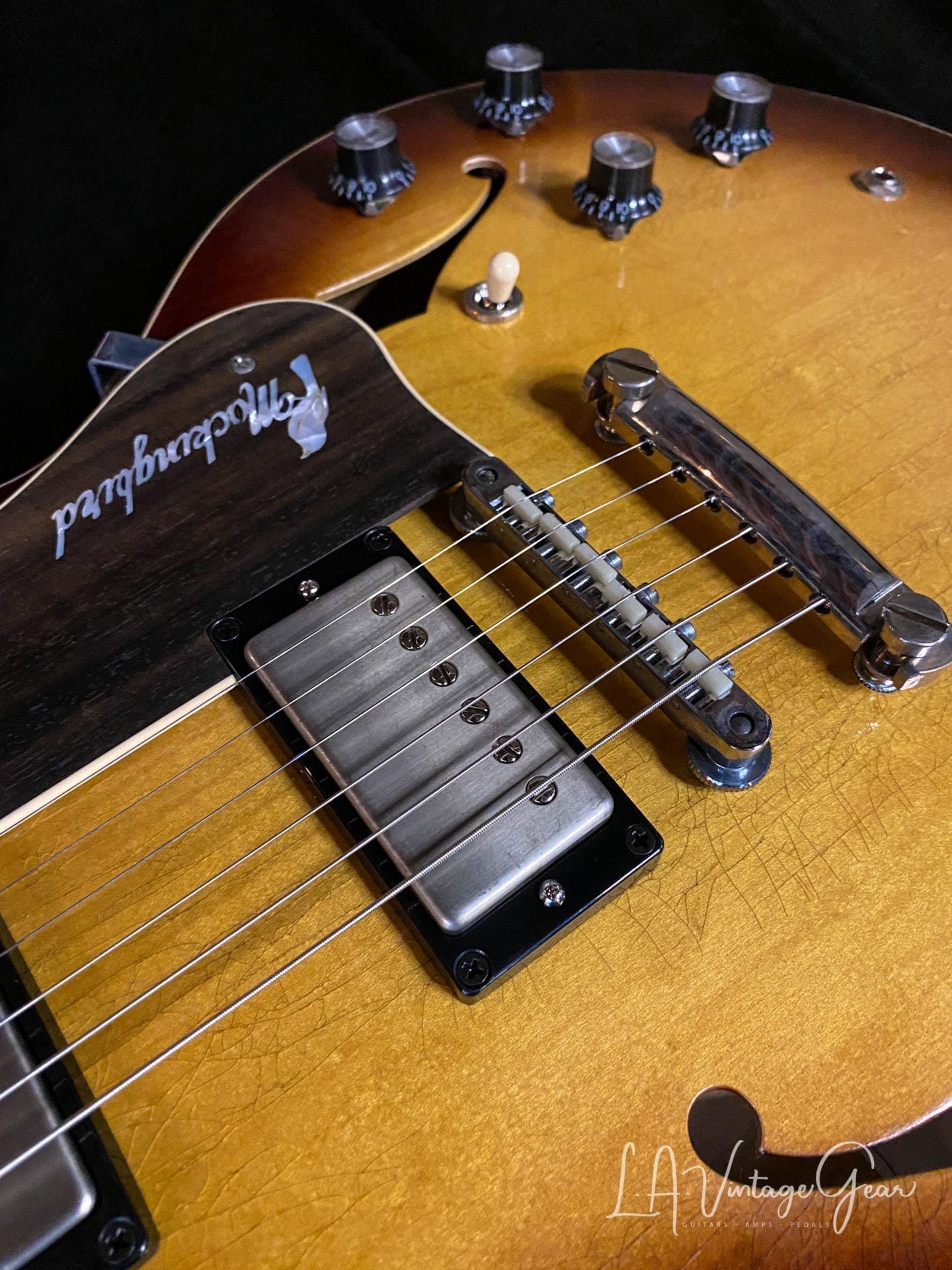 Josh Williams Mockingbird Electric Guitar - '59 Burst Dot Neck ! - Image 12