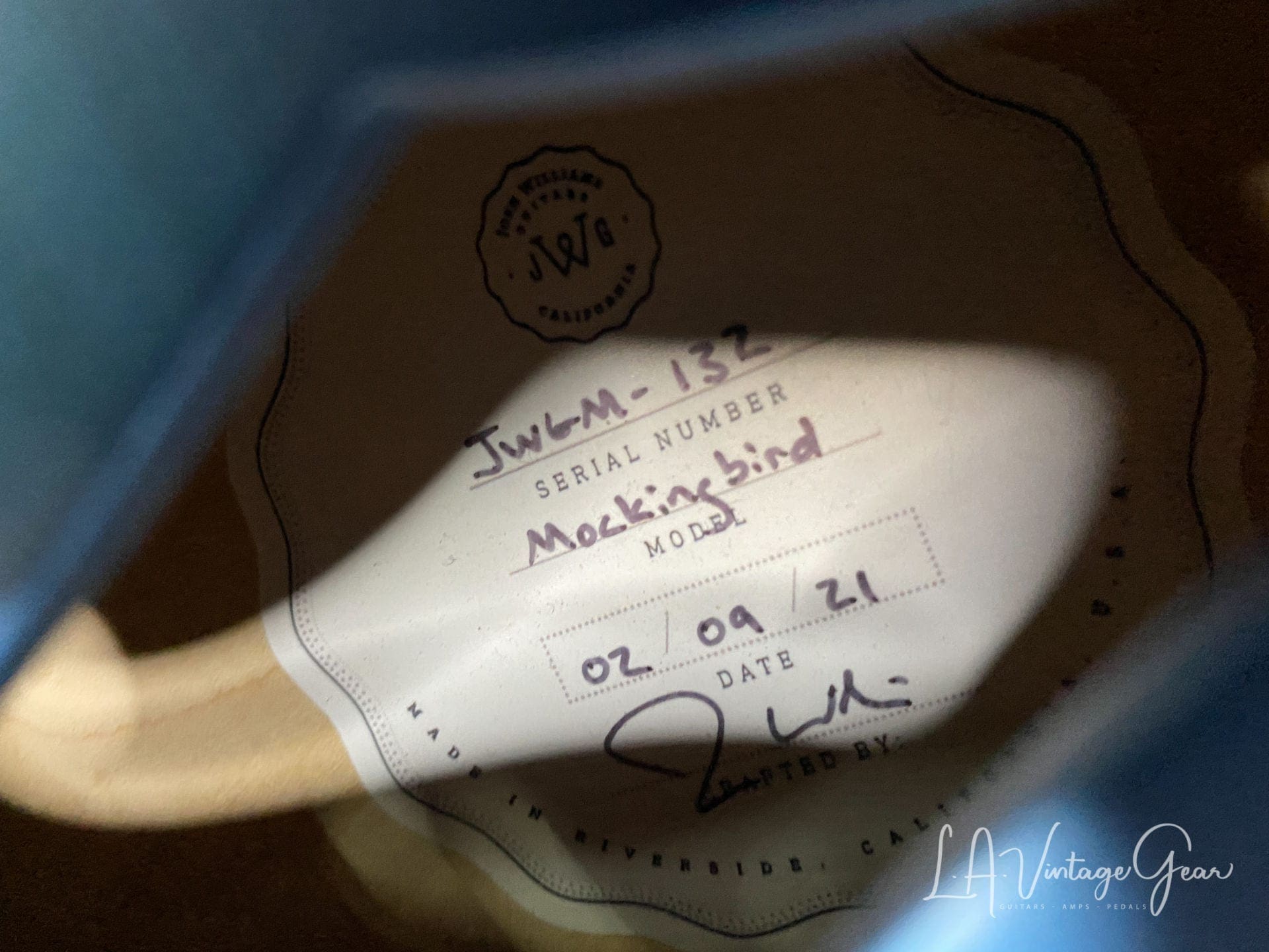 Josh Williams Mockingbird Electric in Pelham Blue - JWGM 132 - Image 19