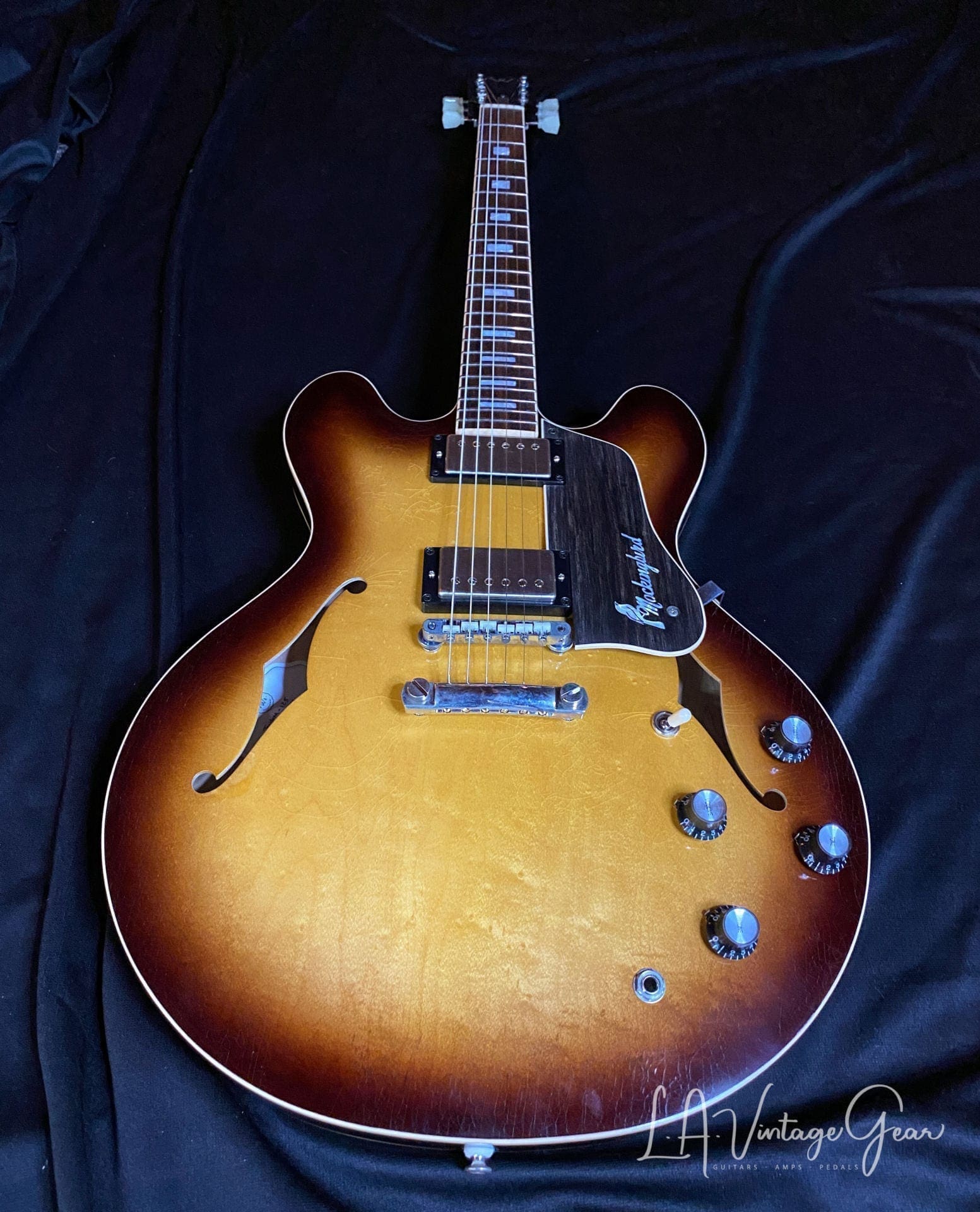 Josh Williams Mockingbird Electric Guitar - '59 Sunburst with Small Block Inlays - JWGM-125 - Image 2