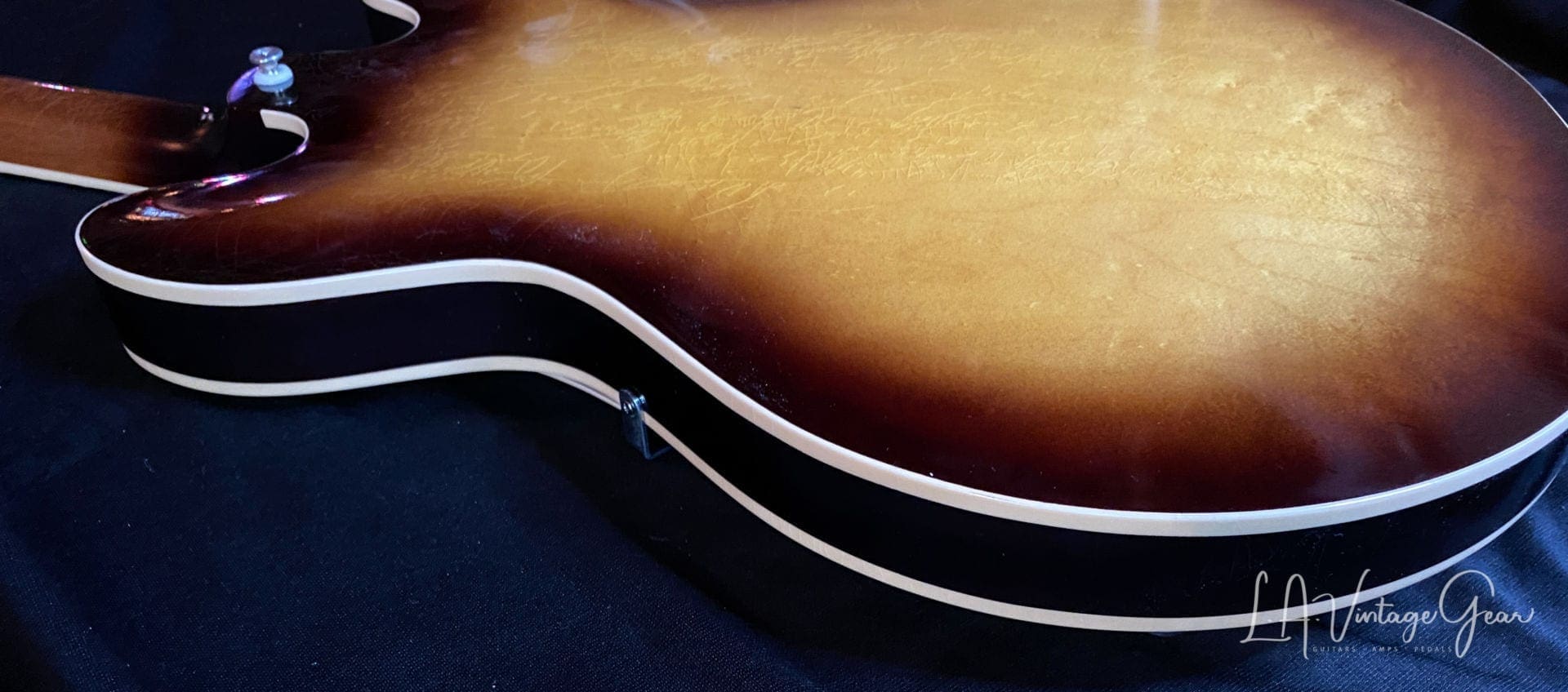 Josh Williams Mockingbird Electric Guitar - '59 Sunburst with Small Block Inlays - JWGM-125 - Image 7