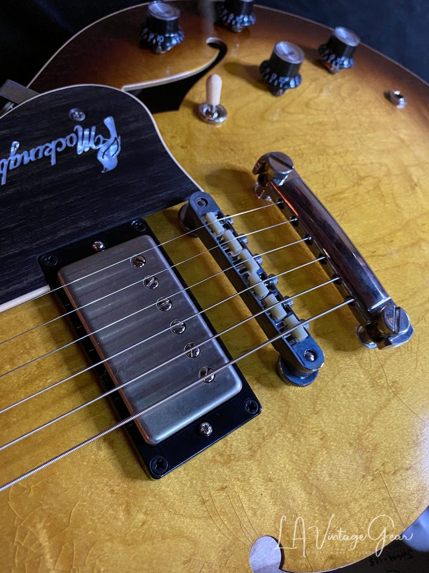 Josh Williams Mockingbird Electric Guitar - '59 Sunburst with Small Block Inlays - JWGM-125 - Image 12