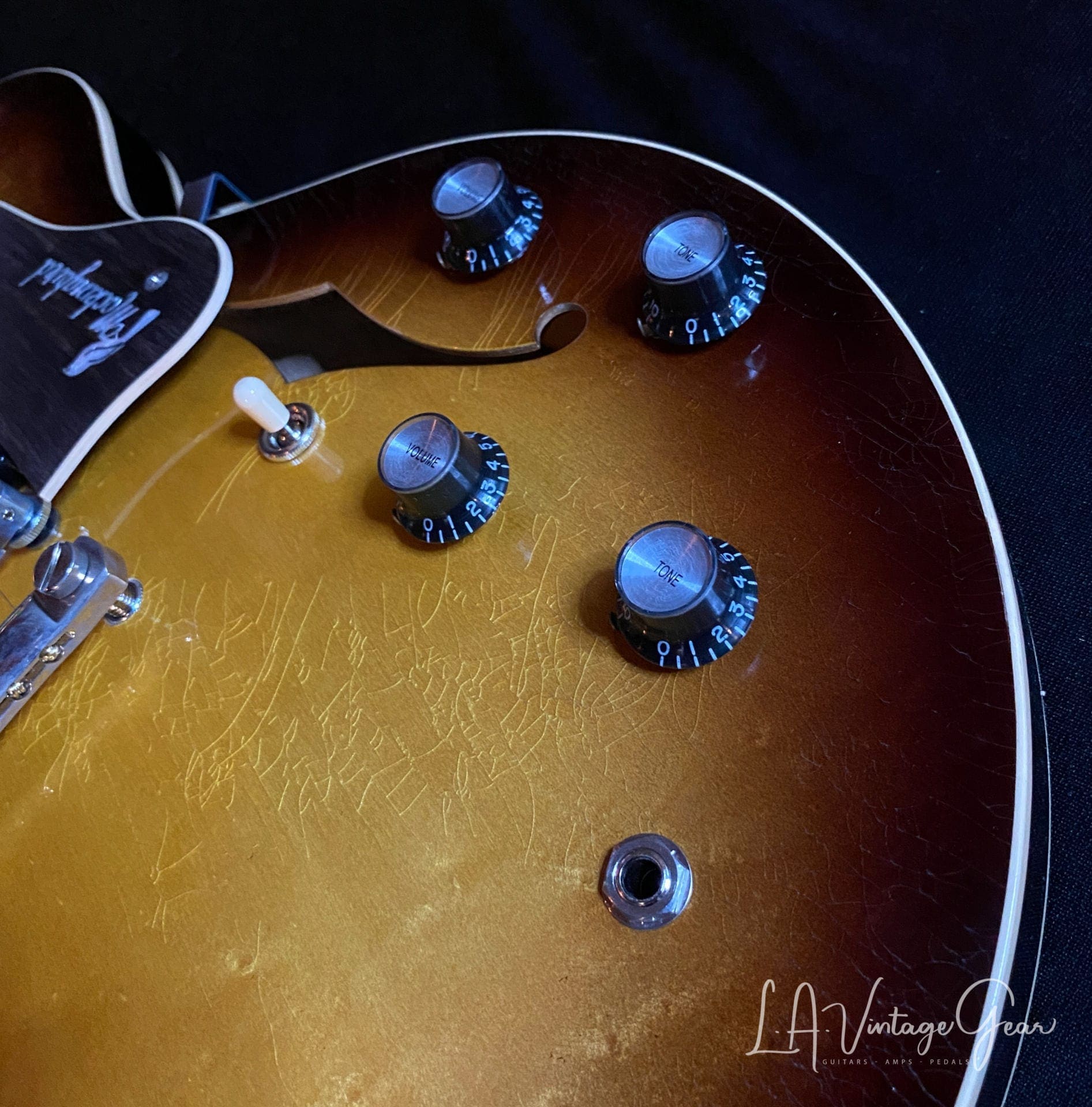 Josh Williams Mockingbird Electric Guitar - '59 Sunburst with Small Block Inlays - JWGM-125 - Image 13