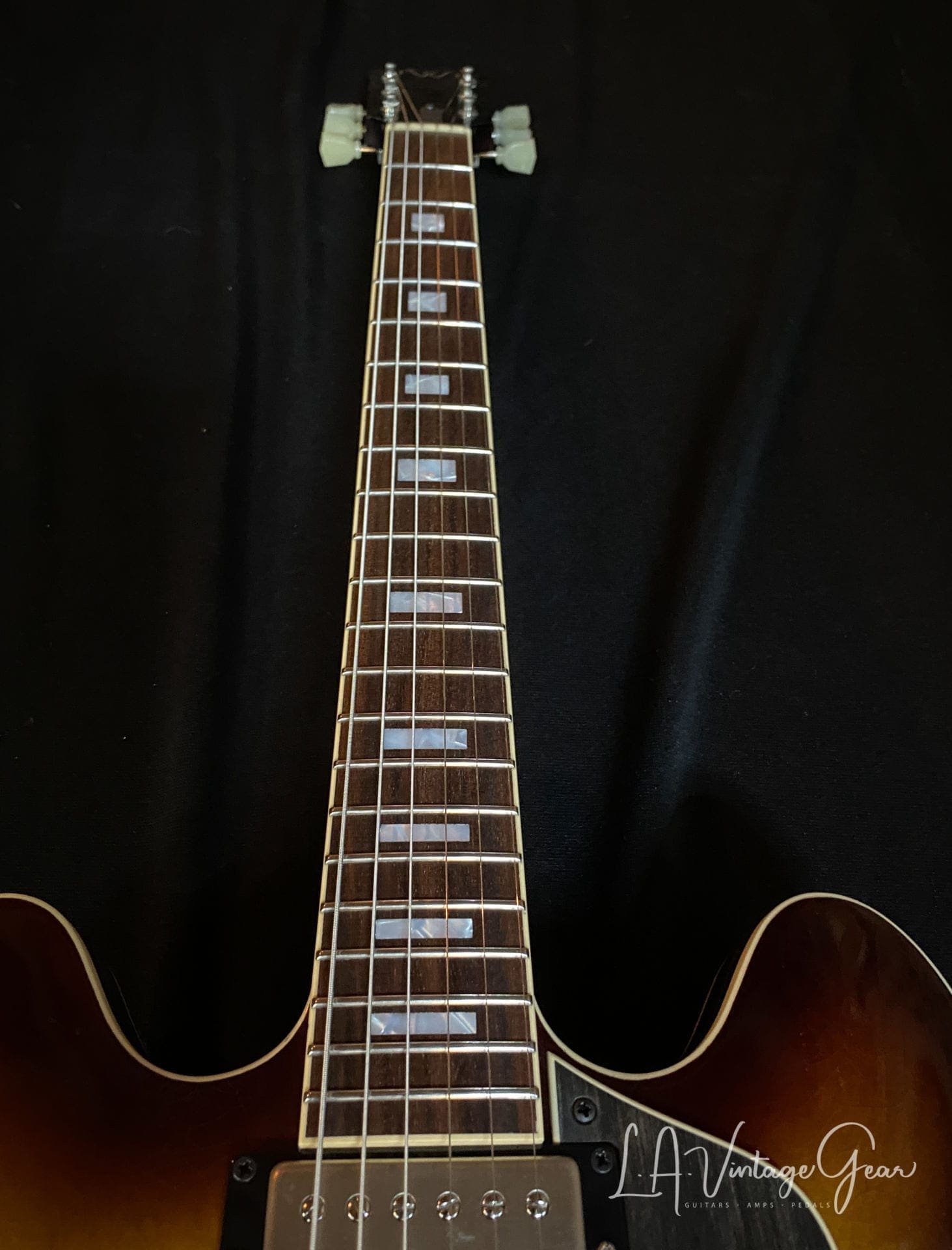 Josh Williams Mockingbird Electric Guitar - '59 Sunburst with Small Block Inlays - JWGM-125 - Image 14