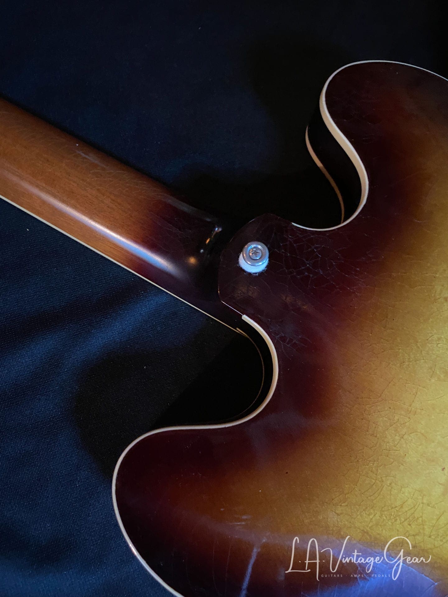 Josh Williams Mockingbird Electric Guitar - '59 Sunburst with Small Block Inlays - JWGM-125 - Image 8