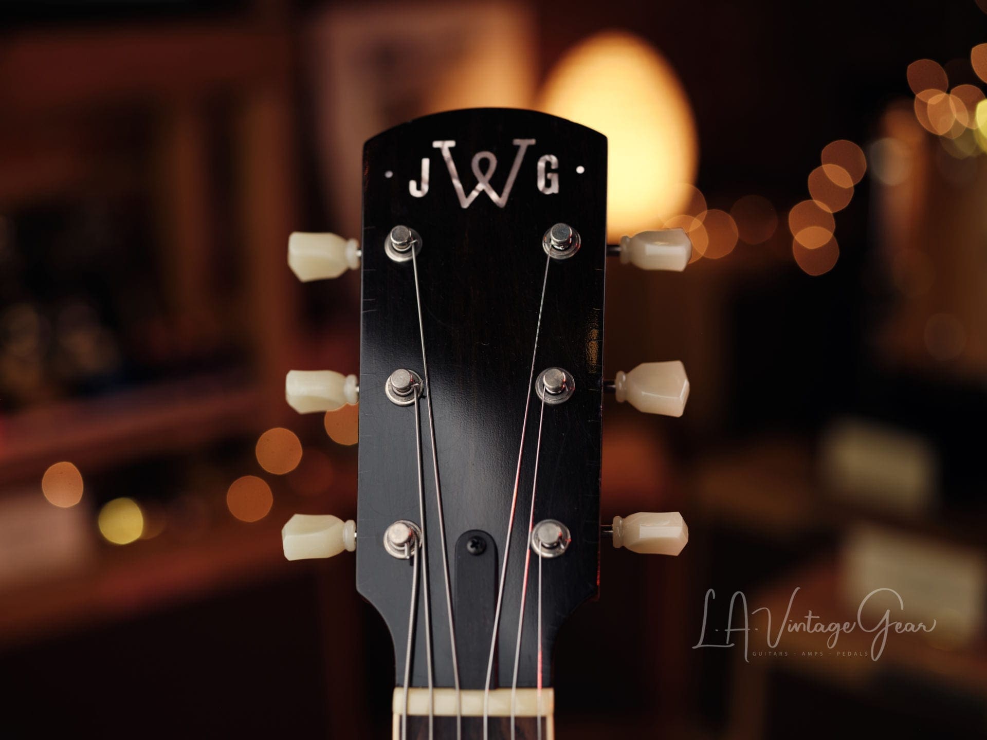Josh Williams Mockingbird Electric Guitar-Cherry Finish with Small Block Inlays- JWGM 127 - Image 17