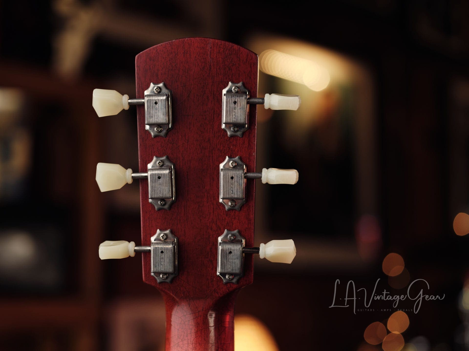Josh Williams Mockingbird Electric Guitar-Cherry Finish with Small Block Inlays- JWGM 127 - Image 18