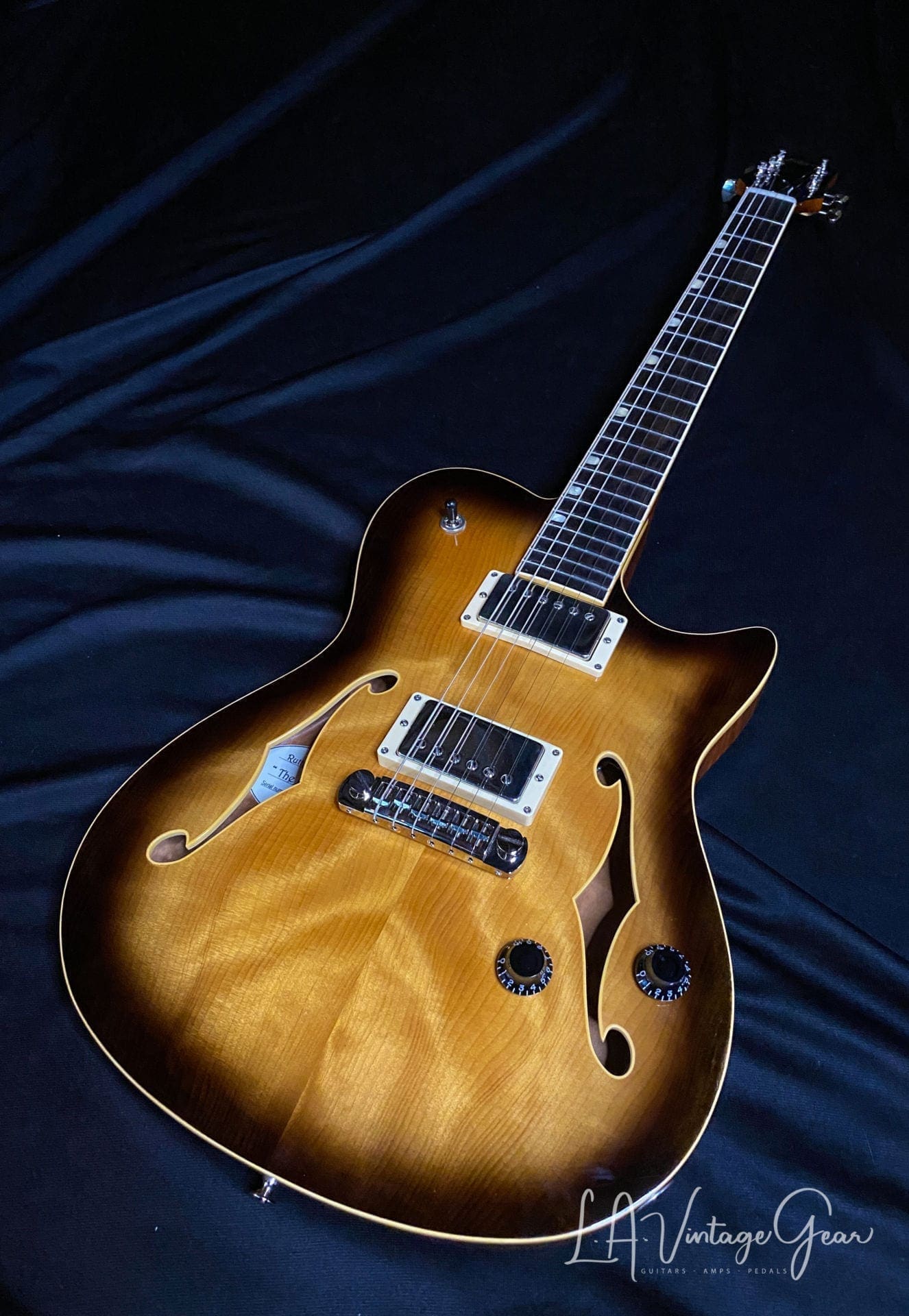Rutters 'Kingston' Semi-Hollow Body Electric Guitar - ' Proto2 ' Loaded with Ron Ellis Pickups