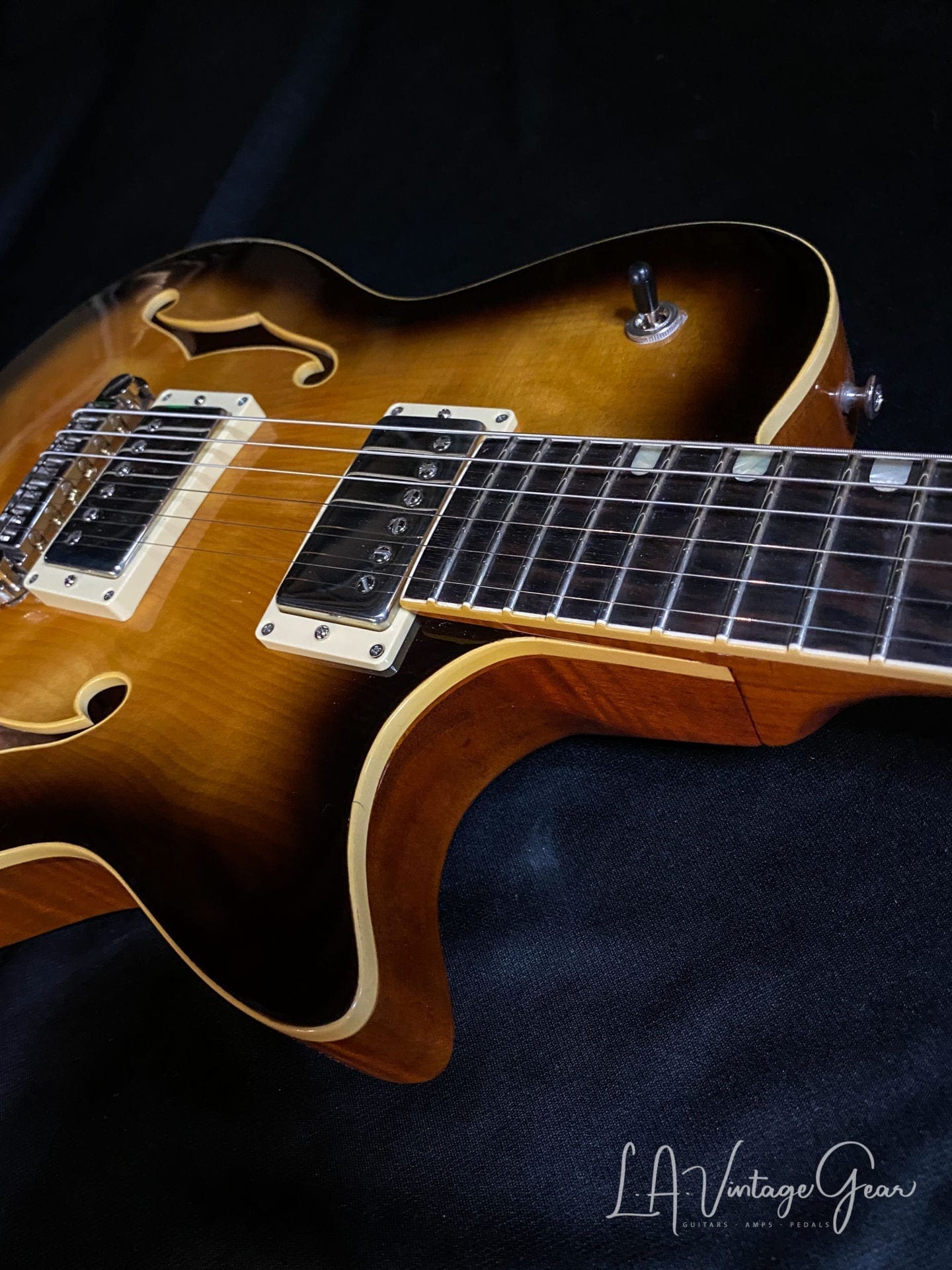 Rutters 'Kingston' Semi-Hollow Body Electric Guitar - ' Proto2 ' Loaded with Ron Ellis Pickups - Image 6