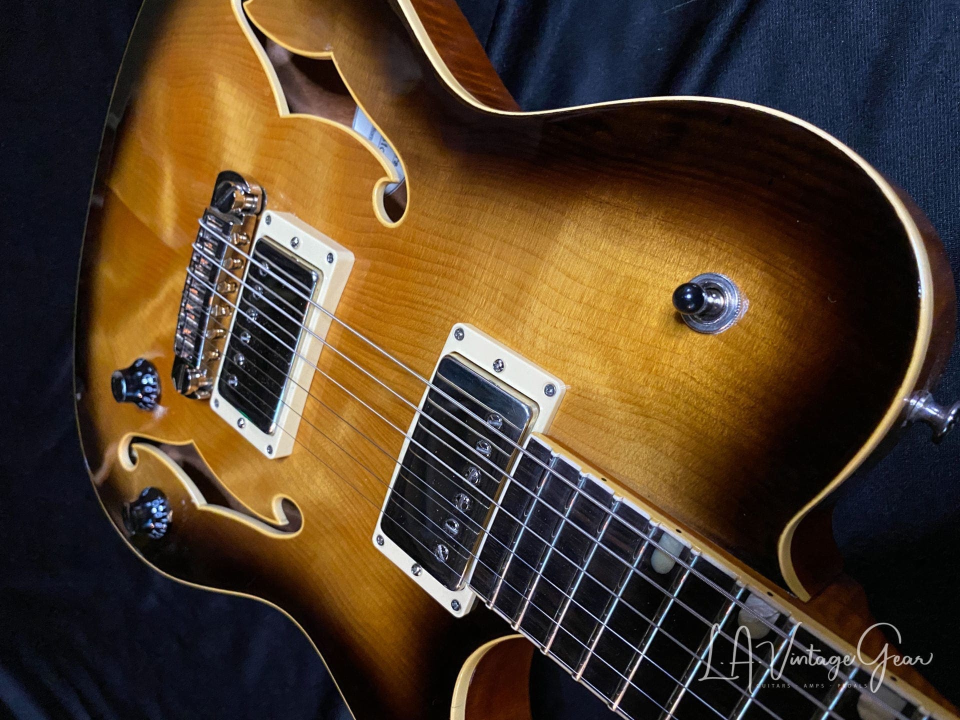 Rutters 'Kingston' Semi-Hollow Body Electric Guitar - ' Proto2 ' Loaded with Ron Ellis Pickups - Image 7