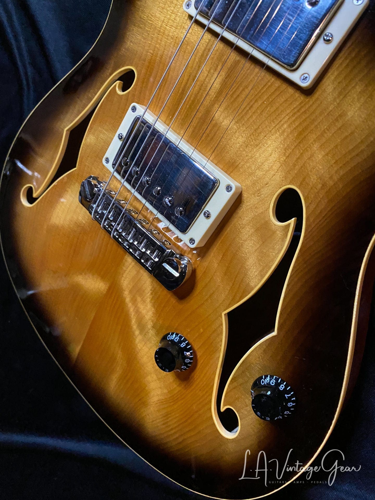 Rutters 'Kingston' Semi-Hollow Body Electric Guitar - ' Proto2 ' Loaded with Ron Ellis Pickups - Image 5