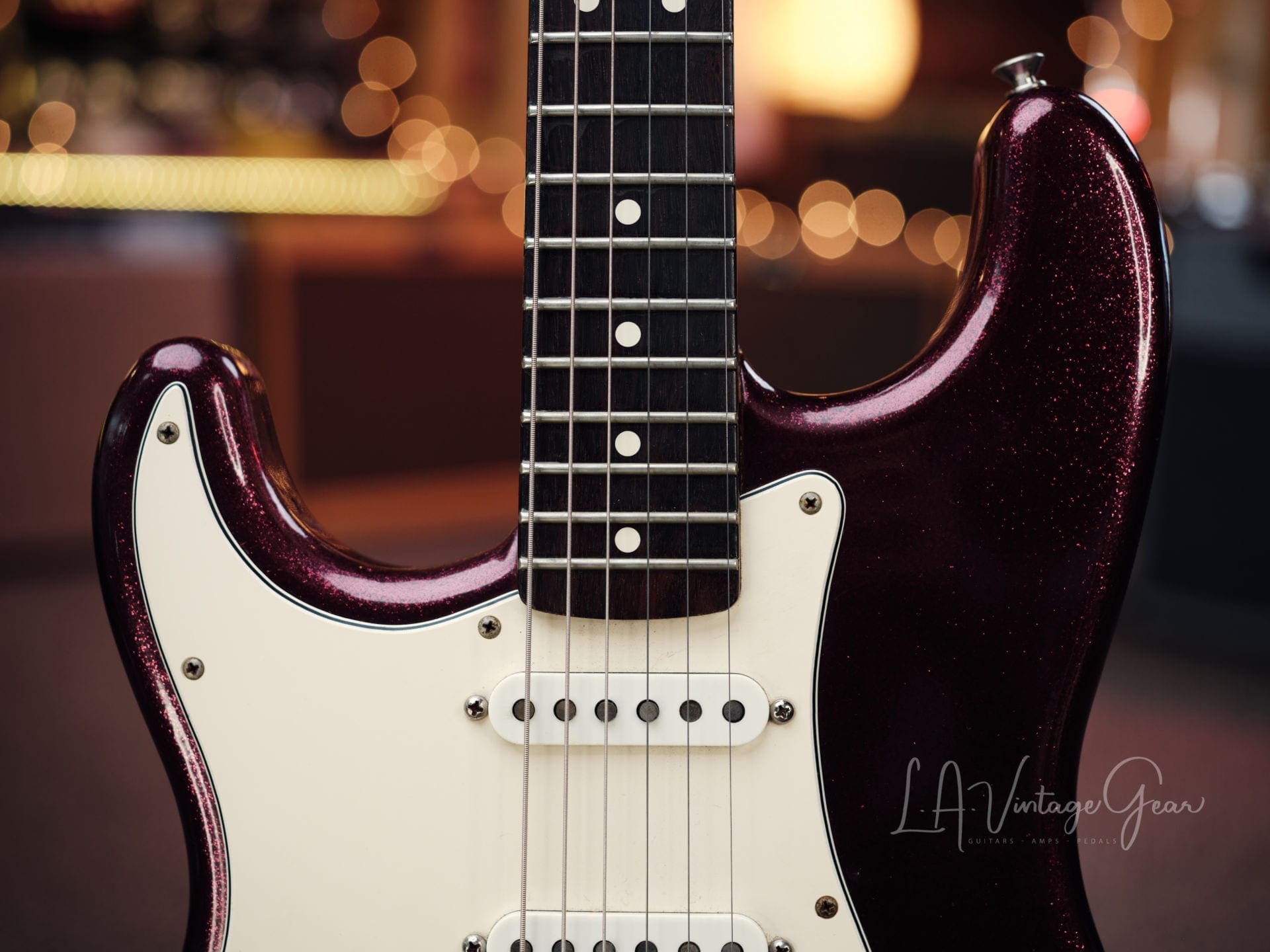 Fender 'Arc Angel' Purple Sparkle Stratocaster - Custom Made & Owned By Doyle Bramhall - Image 2