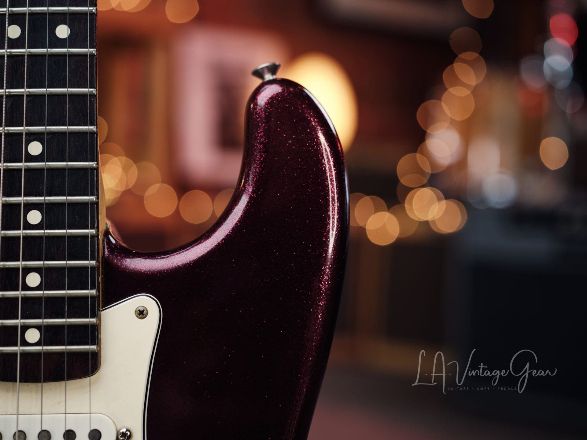 Fender 'Arc Angel' Purple Sparkle Stratocaster - Custom Made & Owned By Doyle Bramhall - Image 6