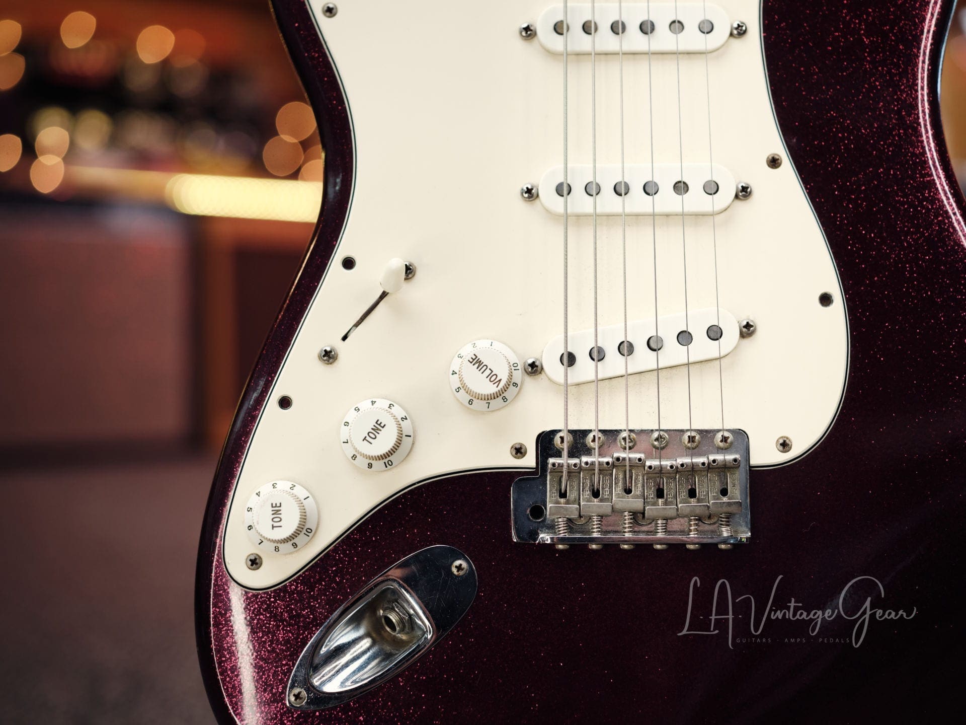 Fender 'Arc Angel' Purple Sparkle Stratocaster - Custom Made & Owned By Doyle Bramhall - Image 3