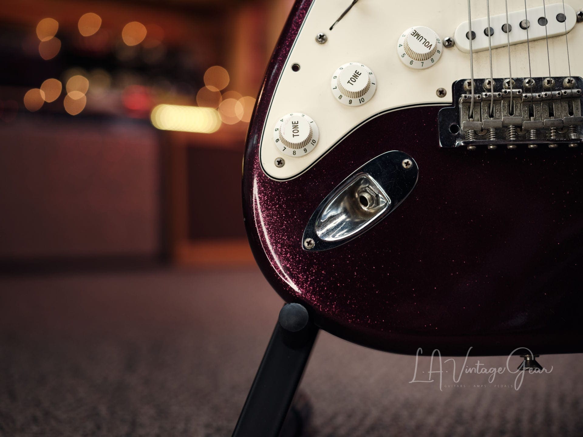 Fender 'Arc Angel' Purple Sparkle Stratocaster - Custom Made & Owned By Doyle Bramhall - Image 5