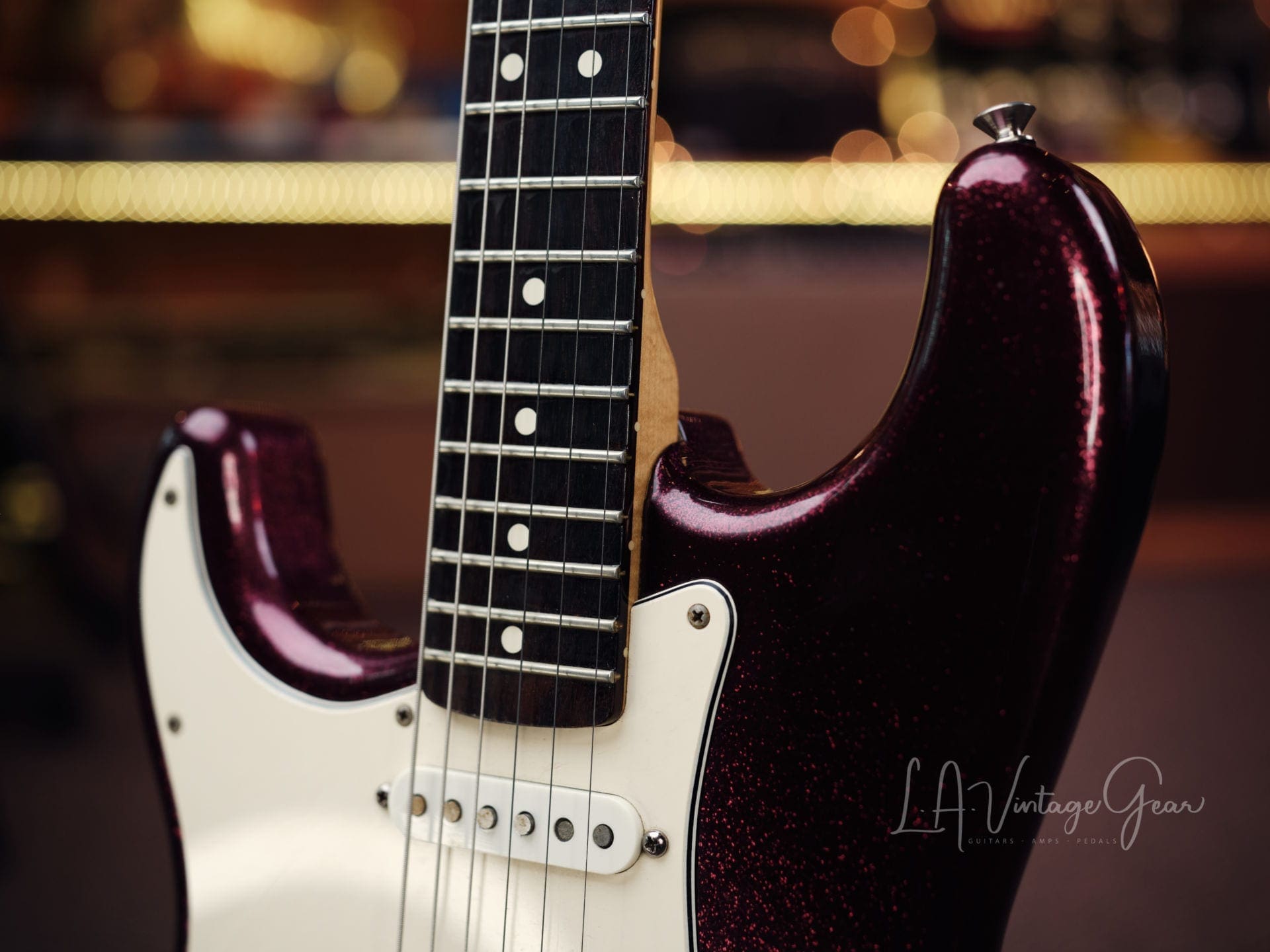 Fender 'Arc Angel' Purple Sparkle Stratocaster - Custom Made & Owned By Doyle Bramhall - Image 7