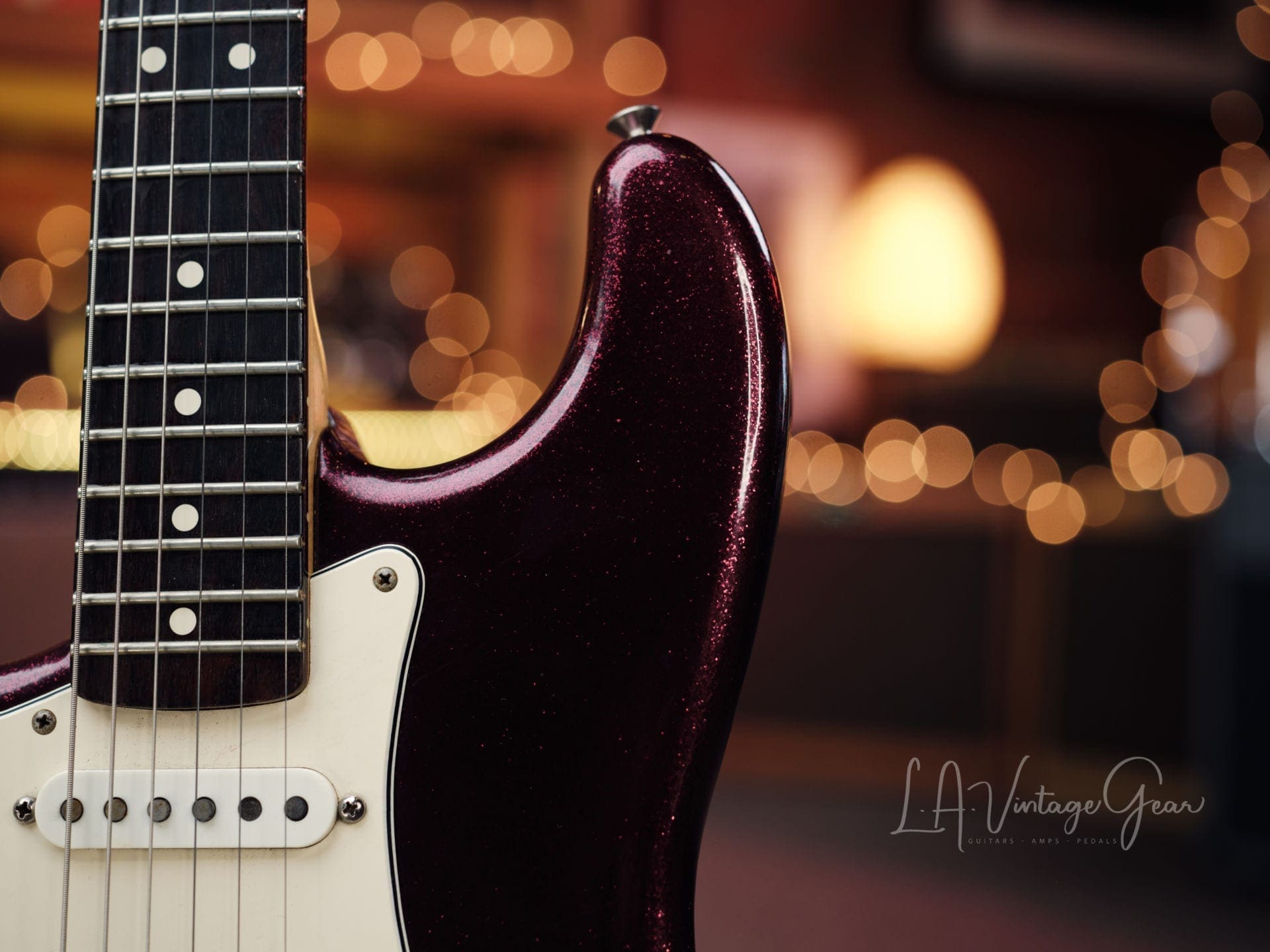 Fender 'Arc Angel' Purple Sparkle Stratocaster - Custom Made & Owned By Doyle Bramhall - Image 8