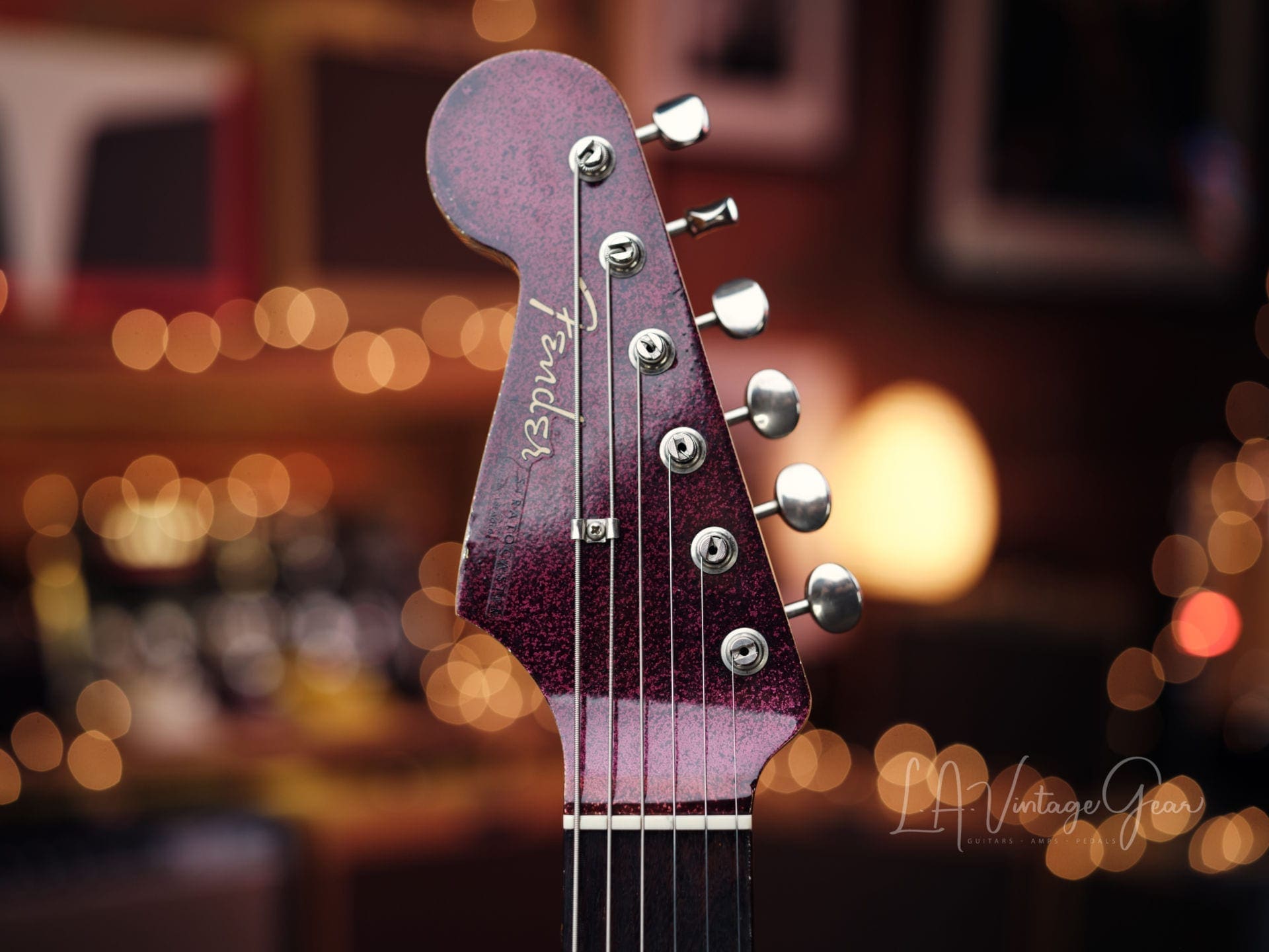 Fender 'Arc Angel' Purple Sparkle Stratocaster - Custom Made & Owned By Doyle Bramhall - Image 14