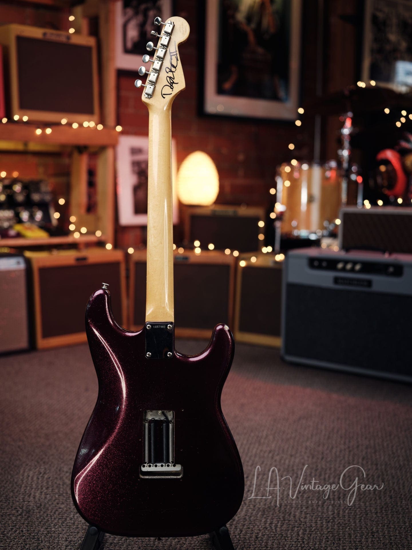 Fender 'Arc Angel' Purple Sparkle Stratocaster - Custom Made & Owned By Doyle Bramhall - Image 9
