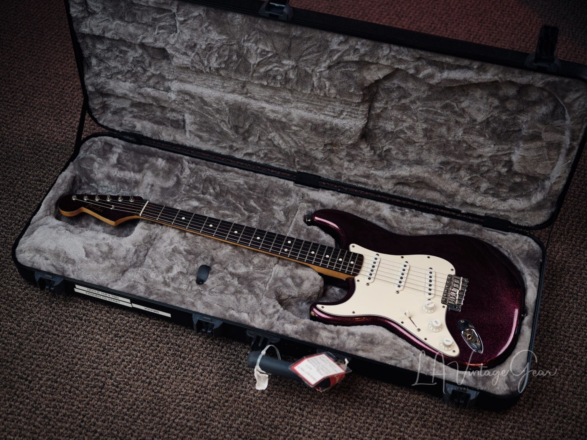 Fender 'Arc Angel' Purple Sparkle Stratocaster - Custom Made & Owned By Doyle Bramhall - Image 24