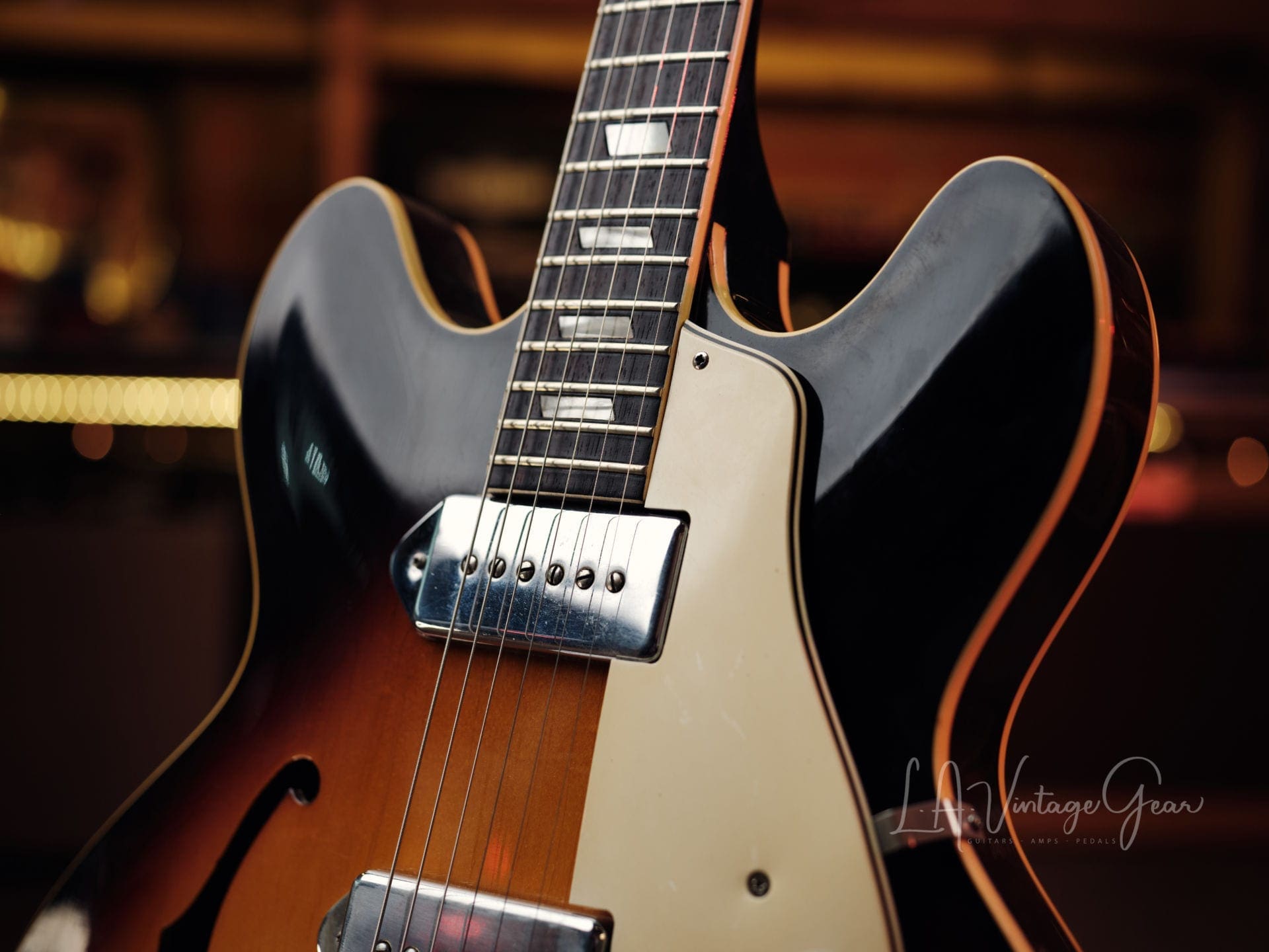 Epiphone Vintage 1965 Casino Electric Guitar - Dark Sunburst Finish - Owners Personal Beatle Guitar - Image 2