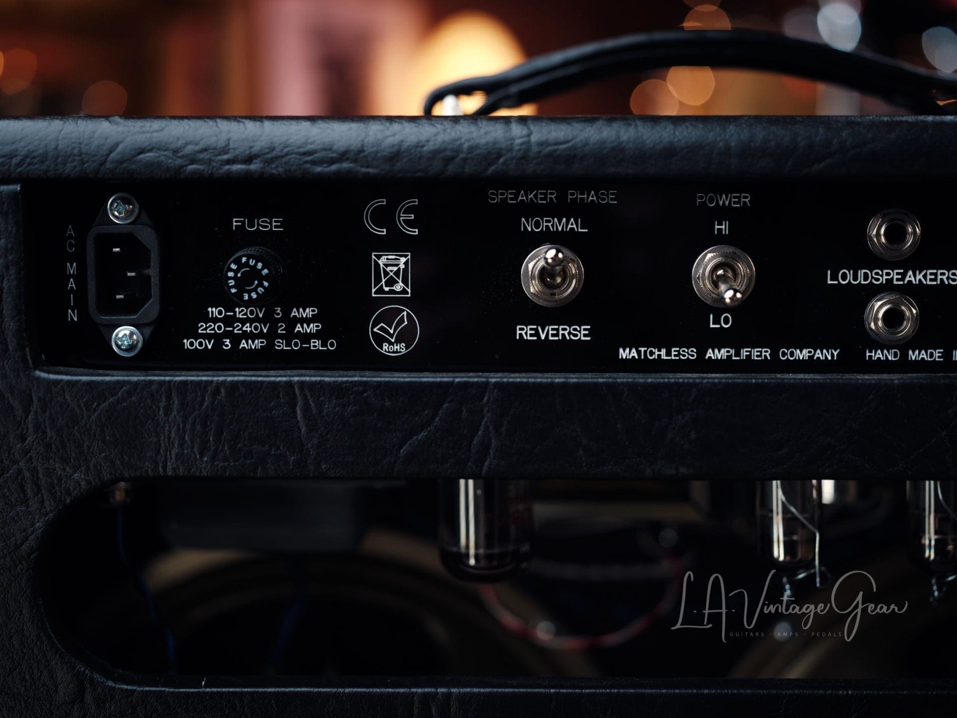 Matchless DC-30 Combo Guitar Amplifier in Black Tolex (2019) - Studio Used Only - Great Amp - Image 8