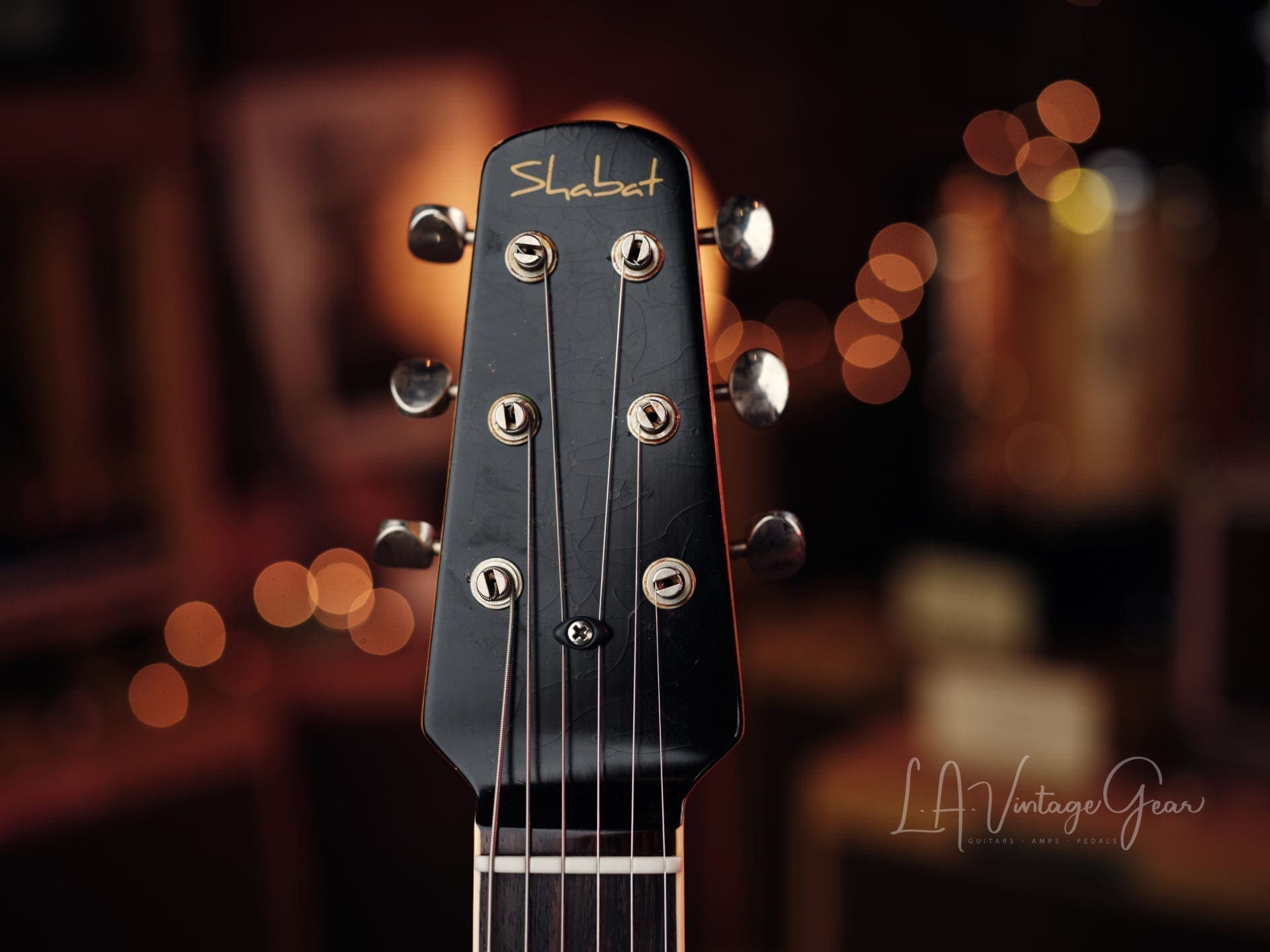 Shabat 'Lion Special' T-Style Electric Guitar - Cherry Mahogany Finish! - Image 13