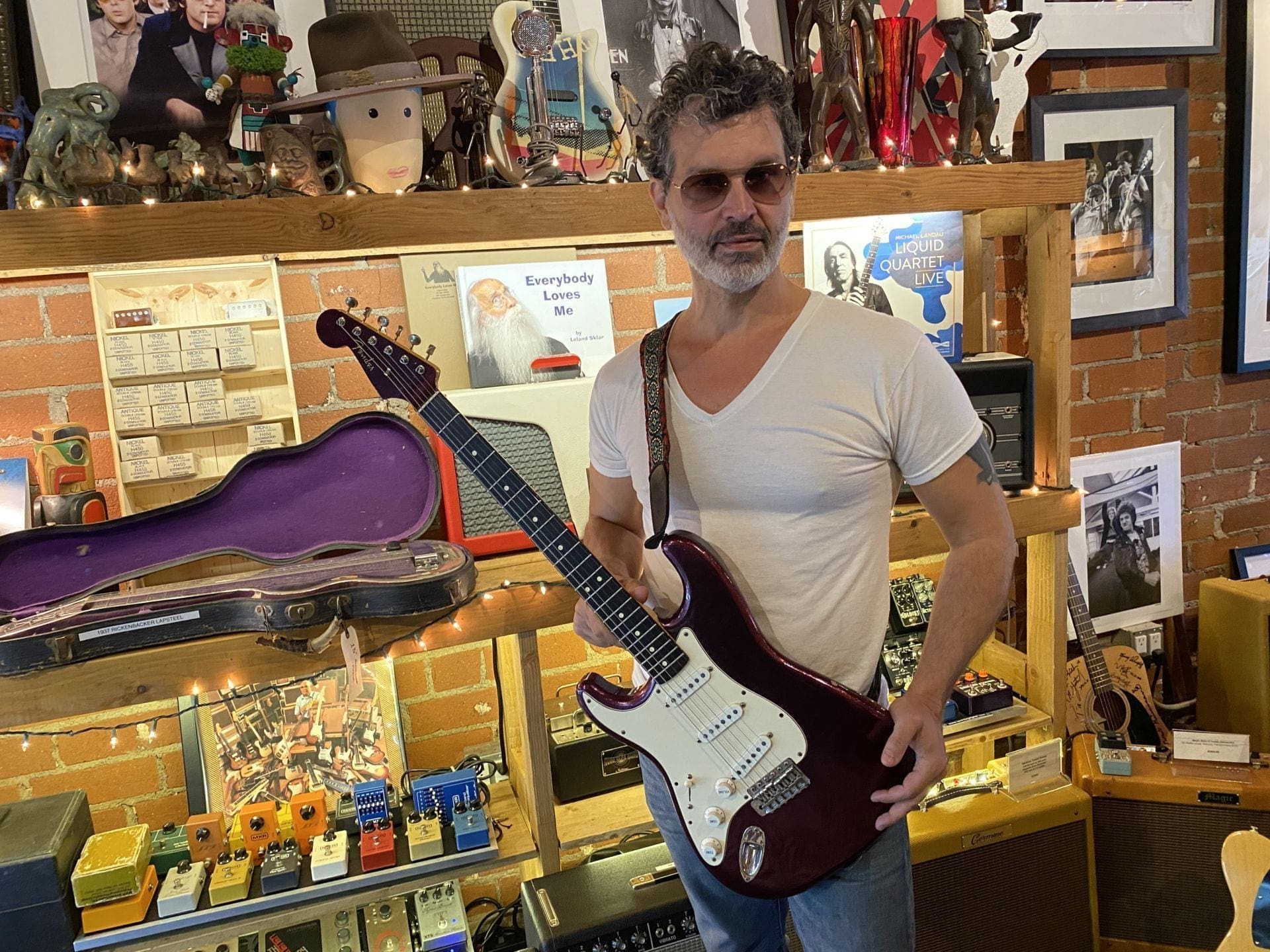 Fender 'Arc Angel' Purple Sparkle Stratocaster - Custom Made & Owned By Doyle Bramhall - Image 19