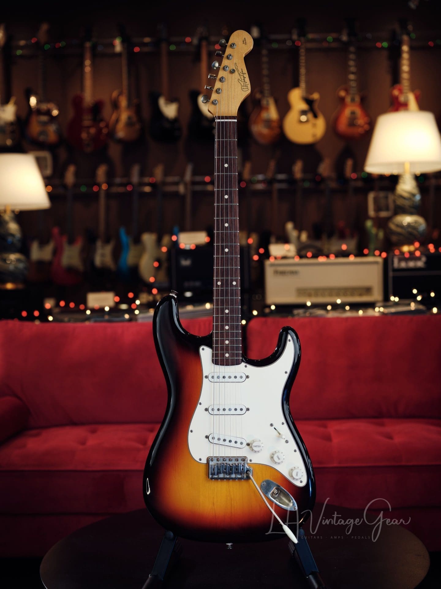 L.A. Vintage Gear Proprietary 3 Tone '60'S Sunburst Double Cut Electric Guitar-Our Brand New Line!