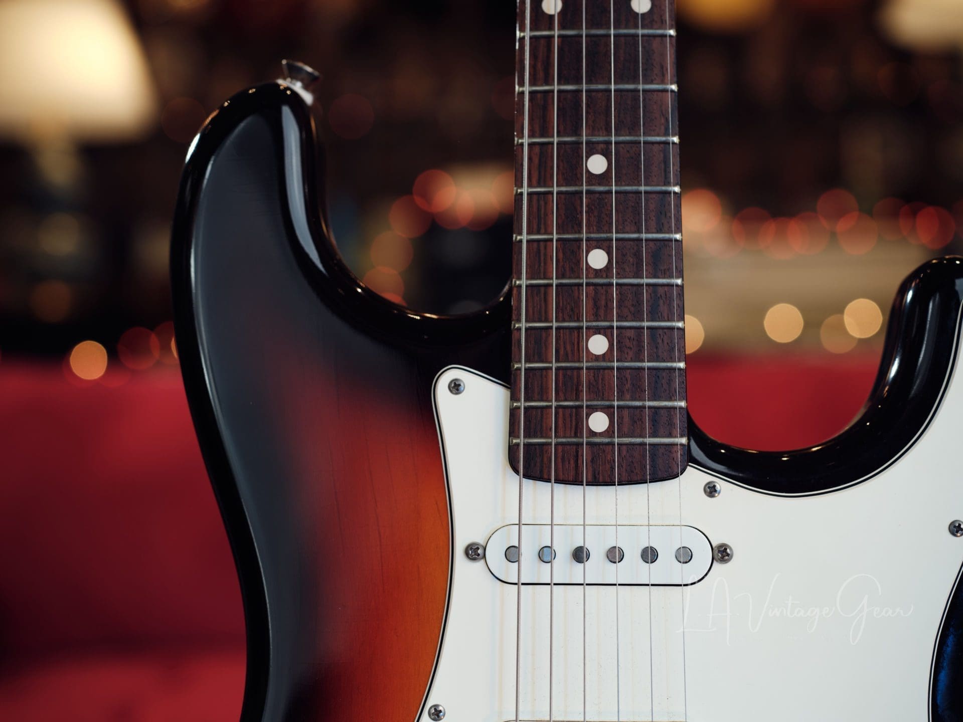 L.A. Vintage Gear Proprietary 3 Tone '60'S Sunburst Double Cut Electric Guitar-Our Brand New Line! - Image 6