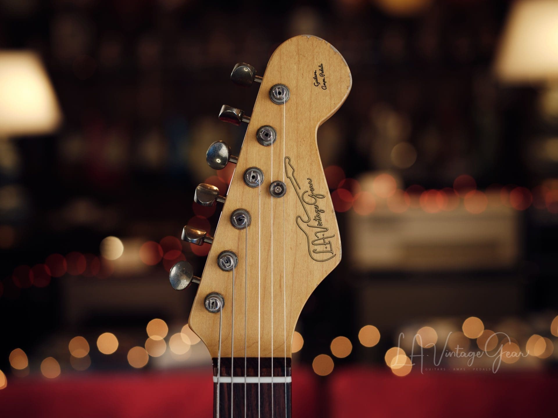 L.A. Vintage Gear Proprietary 3 Tone '60'S Sunburst Double Cut Electric Guitar-Our Brand New Line! - Image 12