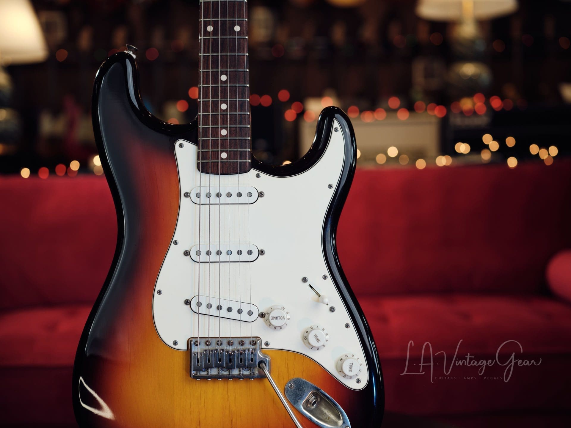 L.A. Vintage Gear Proprietary 3 Tone '60'S Sunburst Double Cut Electric Guitar-Our Brand New Line! - Image 2