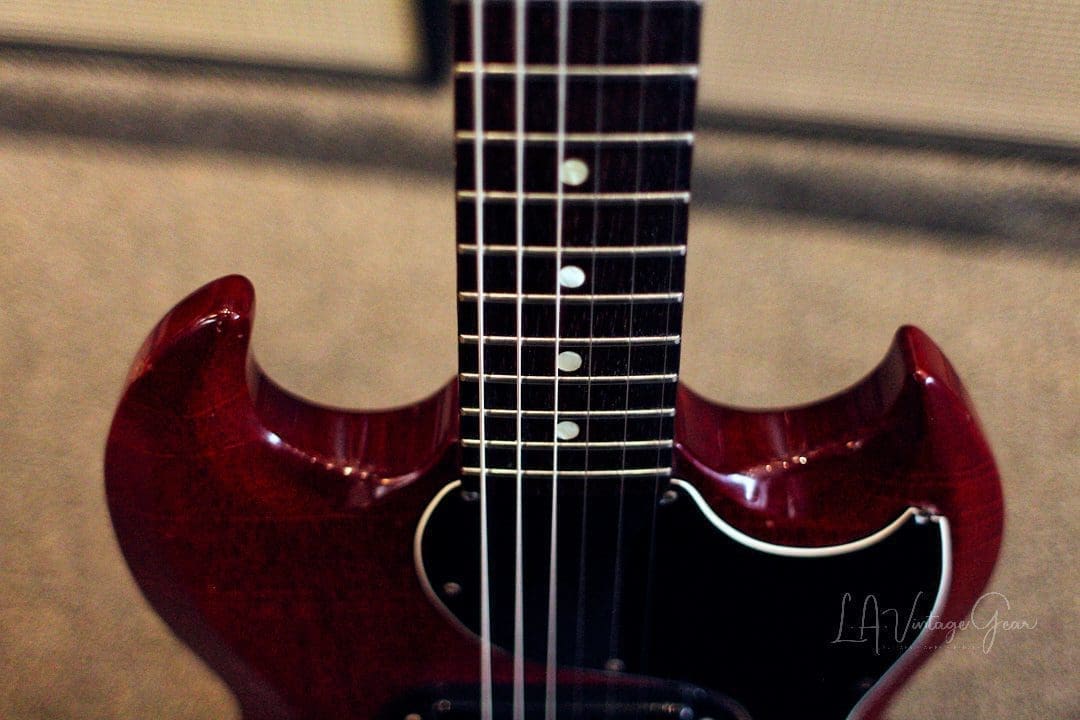 Gibson Vintage 1964 SG Jr.- Original Heritage Cherry Finish & P90 Pickup! Nice Beefy Neck! - Image 14