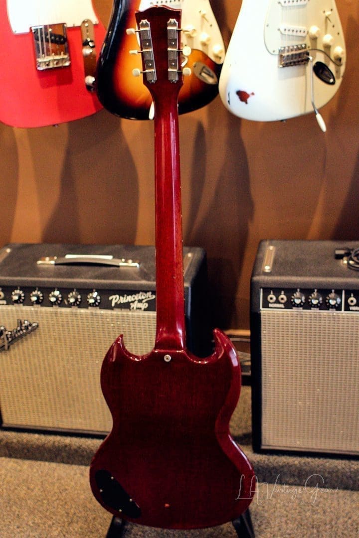 Gibson Vintage 1964 SG Jr.- Original Heritage Cherry Finish & P90 Pickup! Nice Beefy Neck! - Image 19