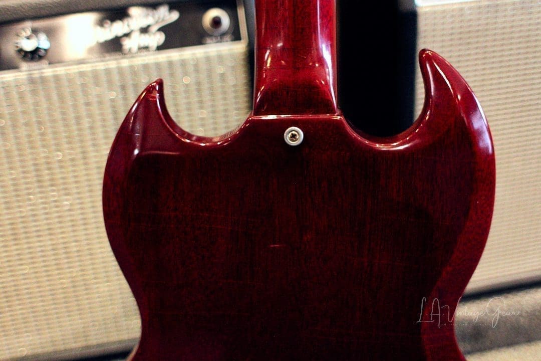 Gibson Vintage 1964 SG Jr.- Original Heritage Cherry Finish & P90 Pickup! Nice Beefy Neck! - Image 22