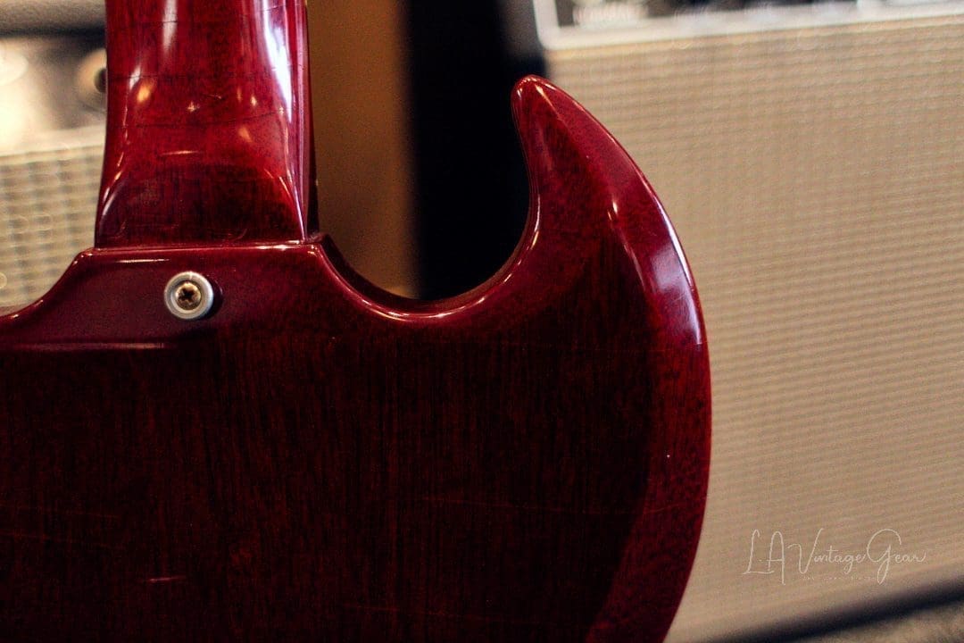 Gibson Vintage 1964 SG Jr.- Original Heritage Cherry Finish & P90 Pickup! Nice Beefy Neck! - Image 25