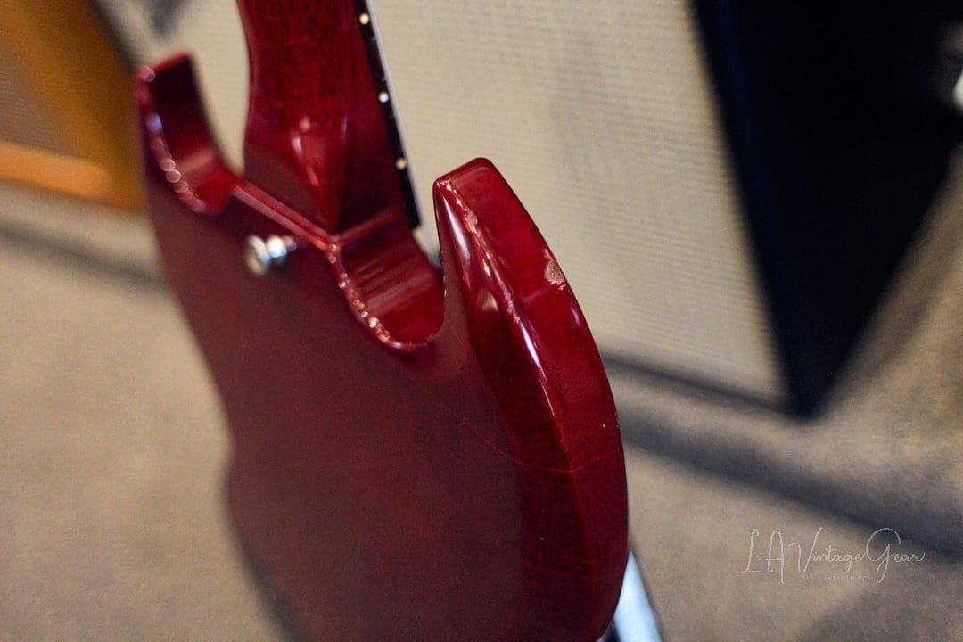 Gibson Vintage 1964 SG Jr.- Original Heritage Cherry Finish & P90 Pickup! Nice Beefy Neck! - Image 27