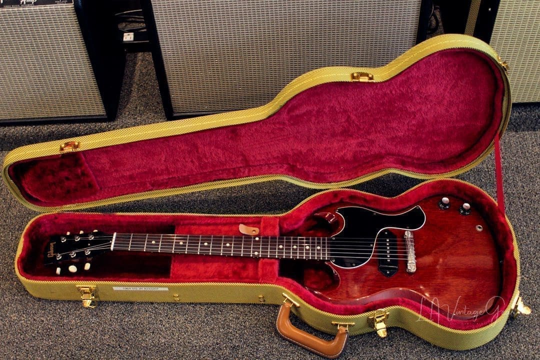 Gibson Vintage 1964 SG Jr.- Original Heritage Cherry Finish & P90 Pickup! Nice Beefy Neck! - Image 30