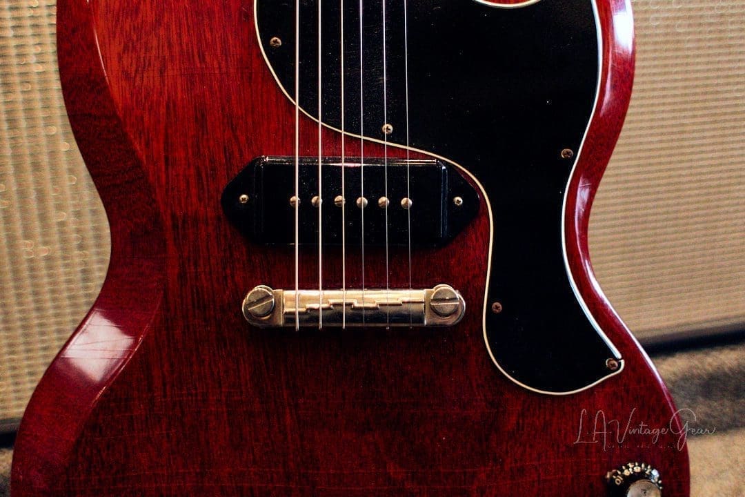 Gibson Vintage 1964 SG Jr.- Original Heritage Cherry Finish & P90 Pickup! Nice Beefy Neck! - Image 6