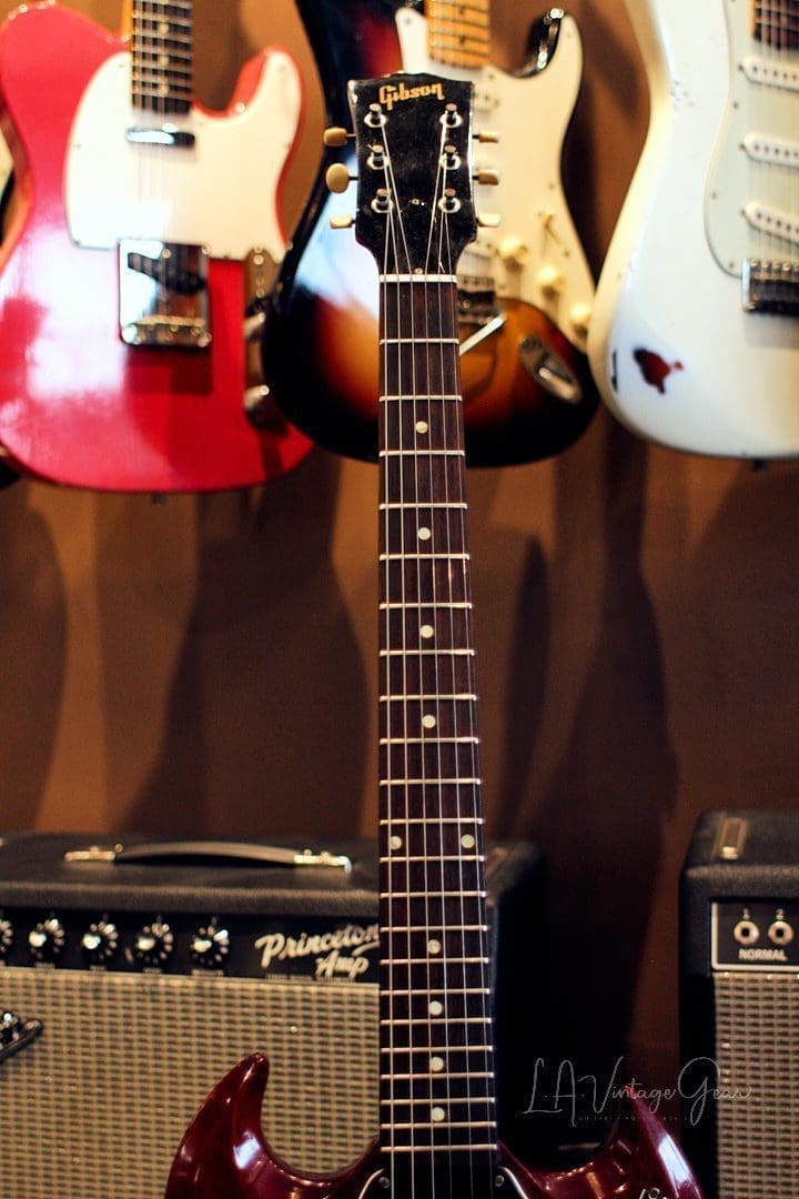 Gibson Vintage 1964 SG Jr.- Original Heritage Cherry Finish & P90 Pickup! Nice Beefy Neck! - Image 10