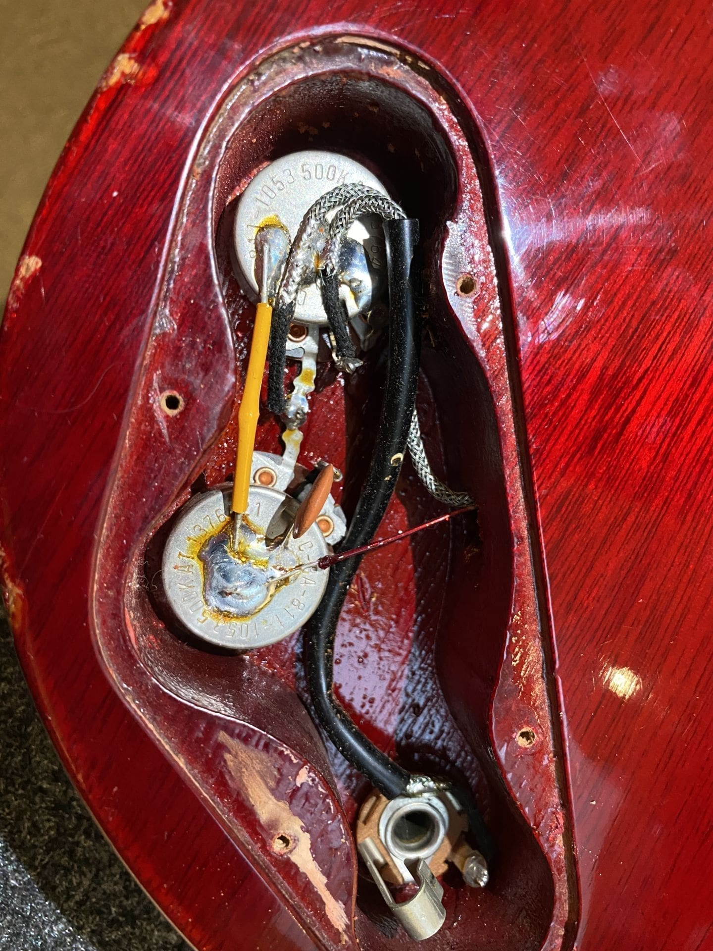 Gibson Vintage 1964 SG Jr.- Original Heritage Cherry Finish & P90 Pickup! Nice Beefy Neck! - Image 29