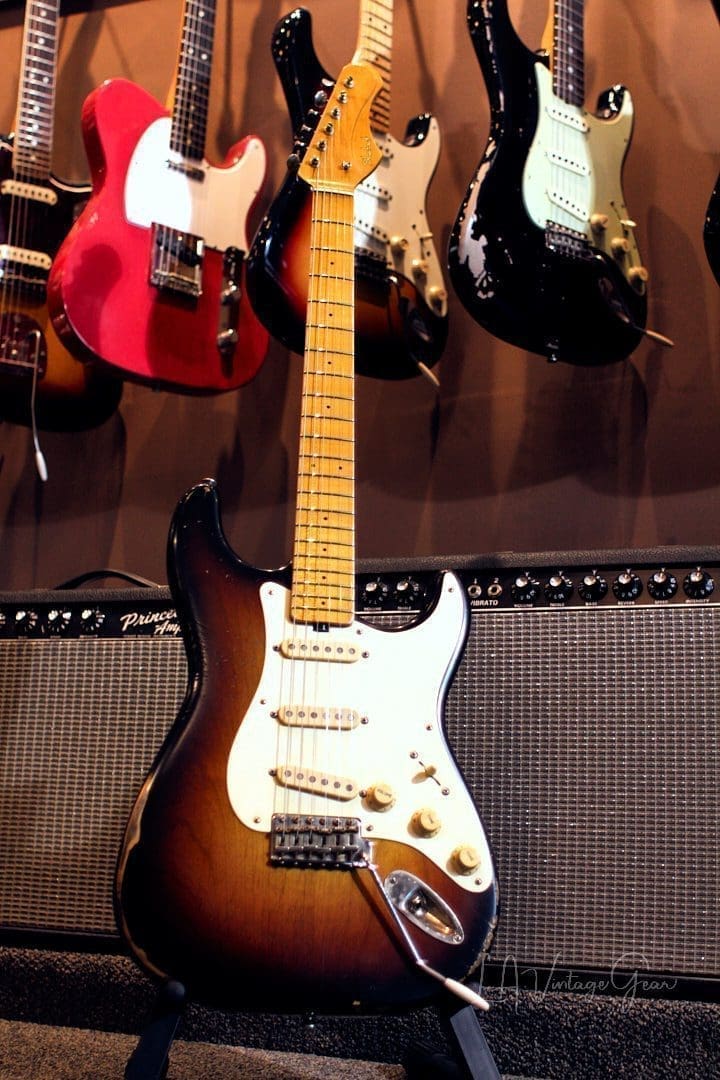 Shabat Lynx S-Style 2T Sunburst Electric Guitar #123 - Alder Body & Lollar Special S Pickups!