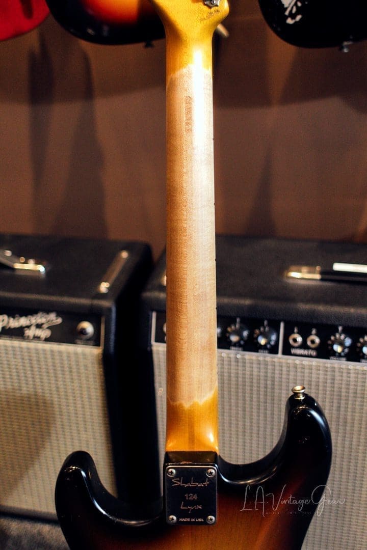 Shabat Lynx S-Style 2T Sunburst Electric Guitar #123 - Alder Body & Lollar Special S Pickups! - Image 12