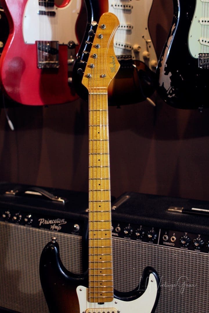 Shabat Lynx S-Style 2T Sunburst Electric Guitar #123 - Alder Body & Lollar Special S Pickups! - Image 11